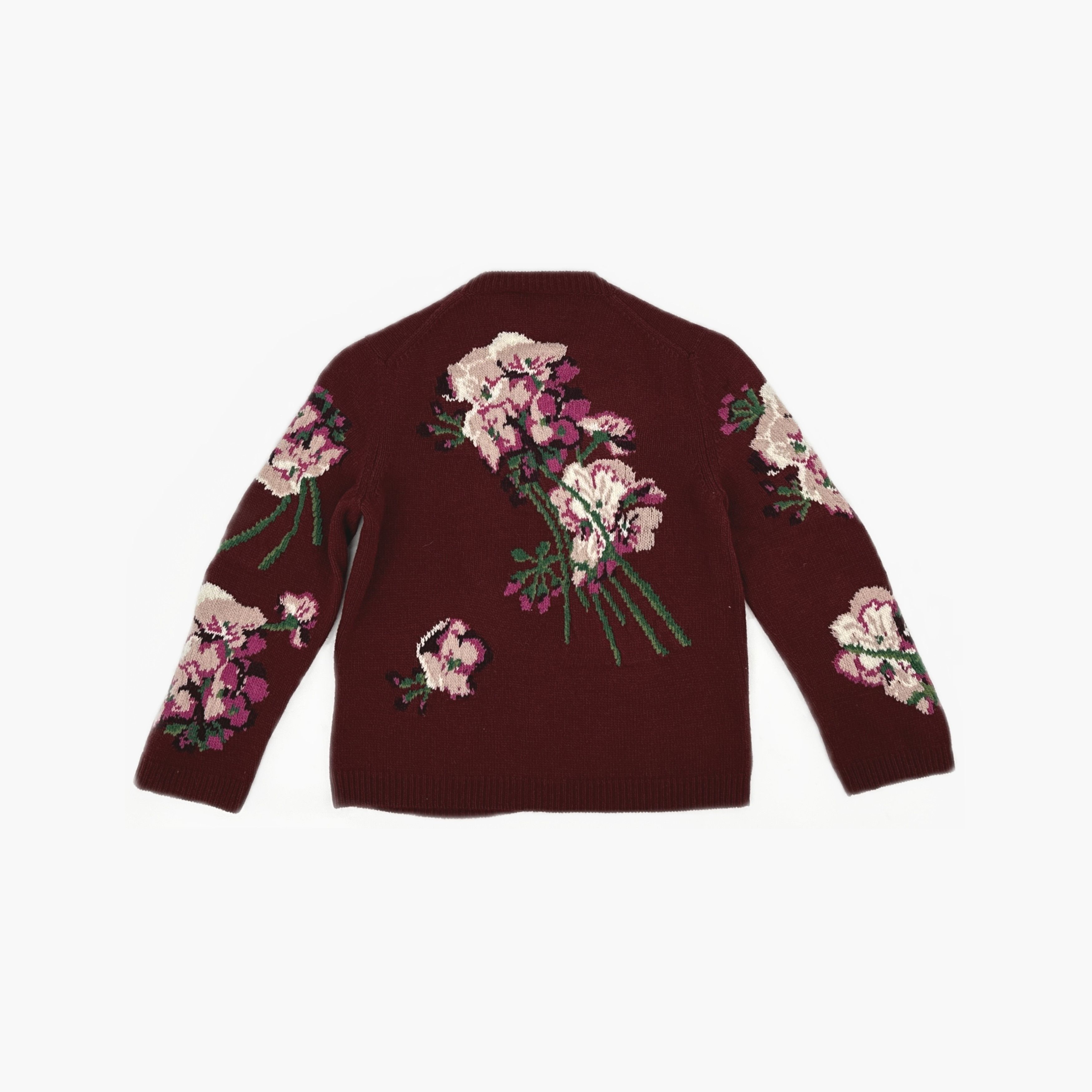 Gucci Gucci Floral Knit Crewneck Sweater Size M Size US M / EU 48-50 / 2 - 2 Thumbnail