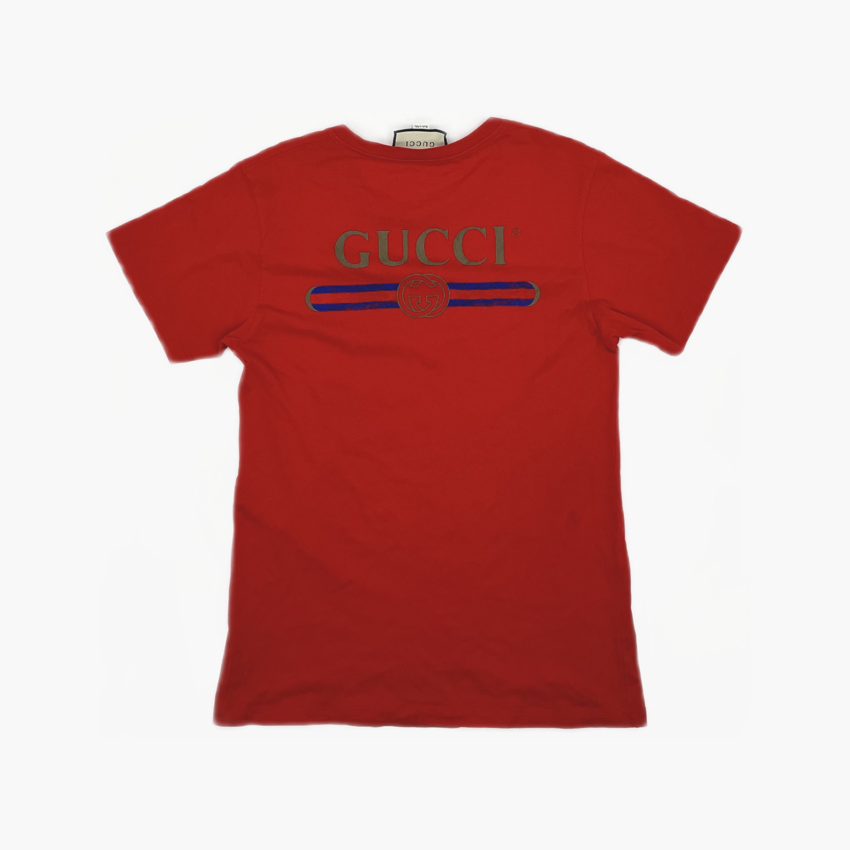 Gucci Gucci Red Logo Short Sleeve T-Shirt Size XS Size US XS / EU 42 / 0 - 2 Thumbnail