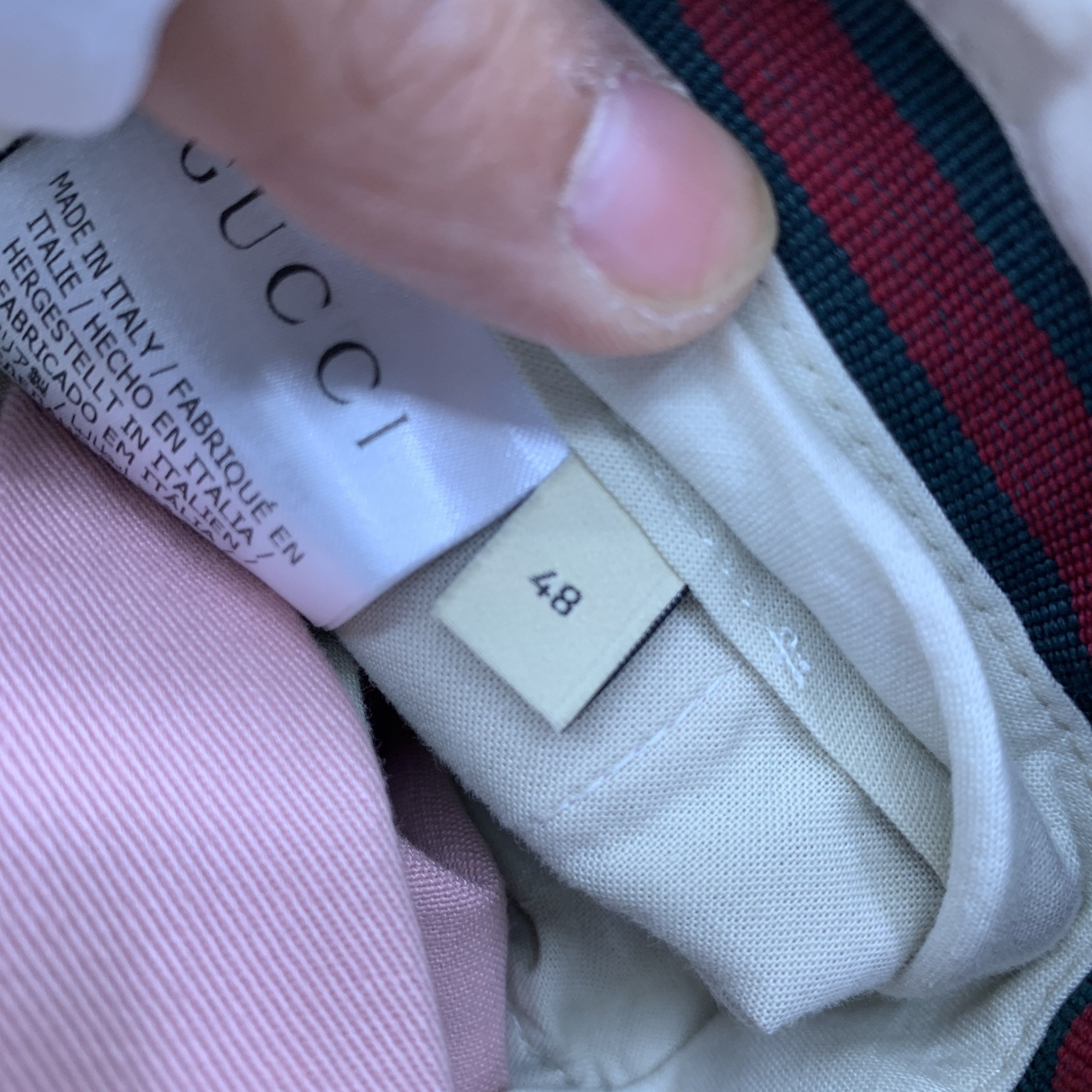 Gucci Gucci Pink Cotton Casual Pants Size 32 Size US 32 / EU 48 - 3 Thumbnail