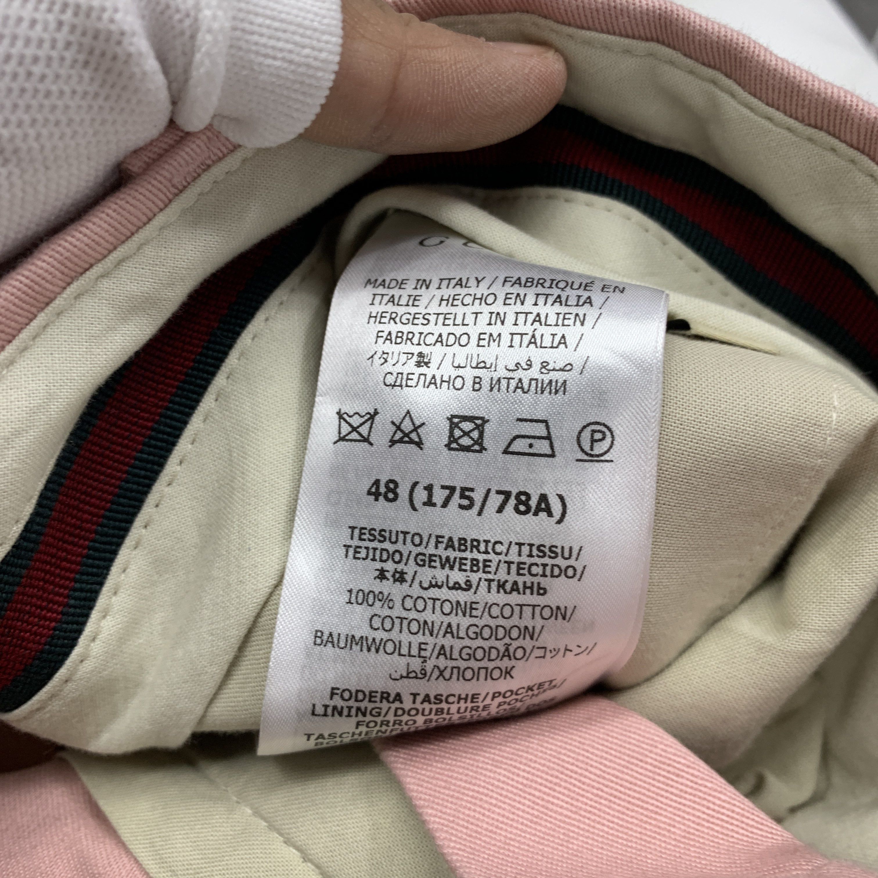 Gucci Gucci Pink Cotton Casual Pants Size 32 Size US 32 / EU 48 - 4 Thumbnail