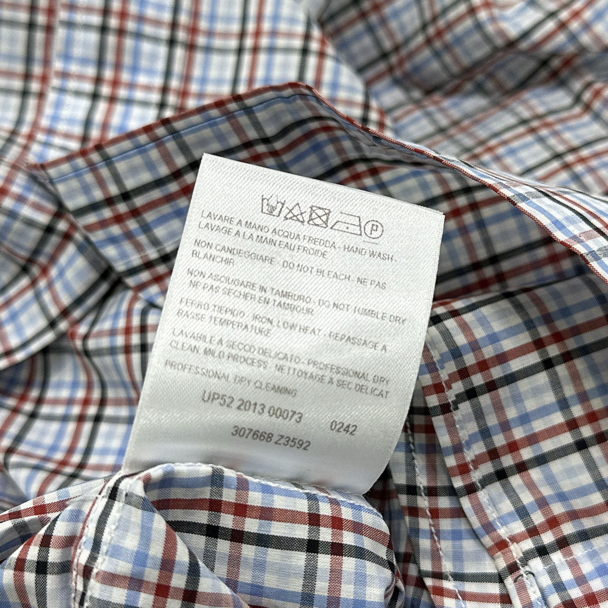 Gucci Gucci Plaid Button Up Shirt Size S Size US S / EU 44-46 / 1 - 6 Thumbnail