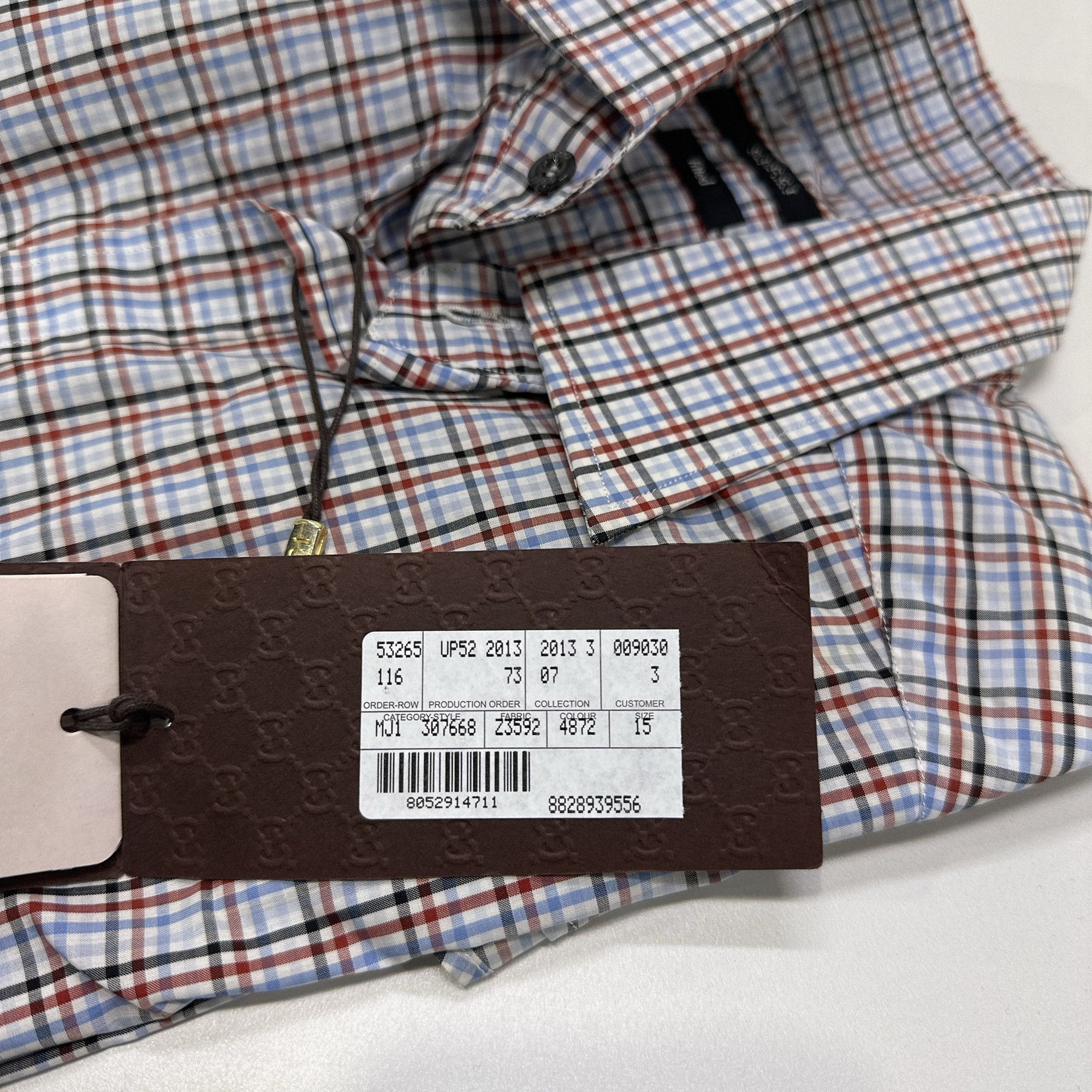 Gucci Gucci Plaid Button Up Shirt Size S Size US S / EU 44-46 / 1 - 3 Thumbnail