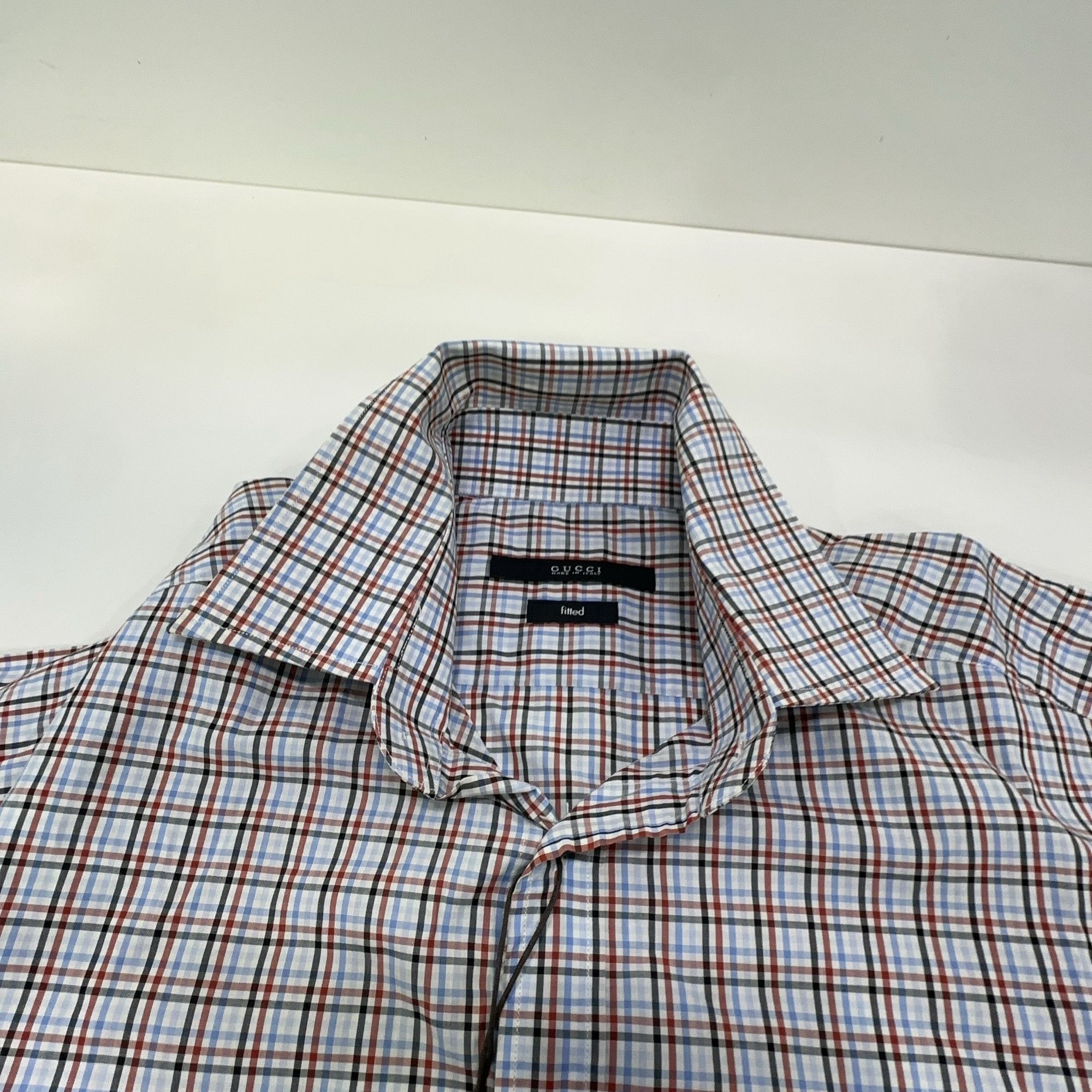 Gucci Gucci Plaid Button Up Shirt Size S Size US S / EU 44-46 / 1 - 7 Thumbnail