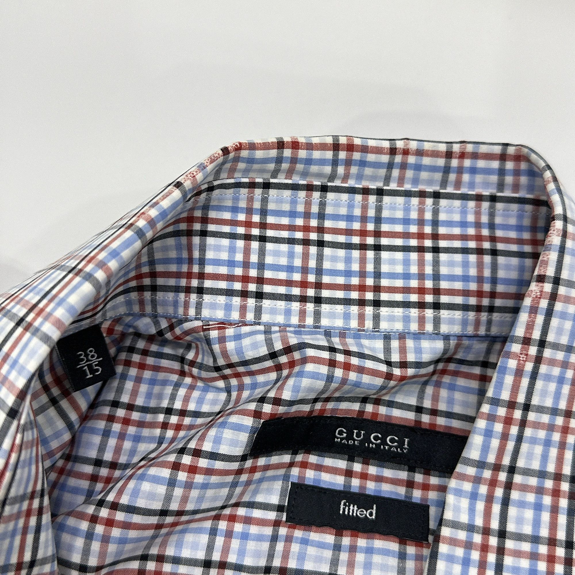 Gucci Gucci Plaid Button Up Shirt Size S Size US S / EU 44-46 / 1 - 5 Thumbnail