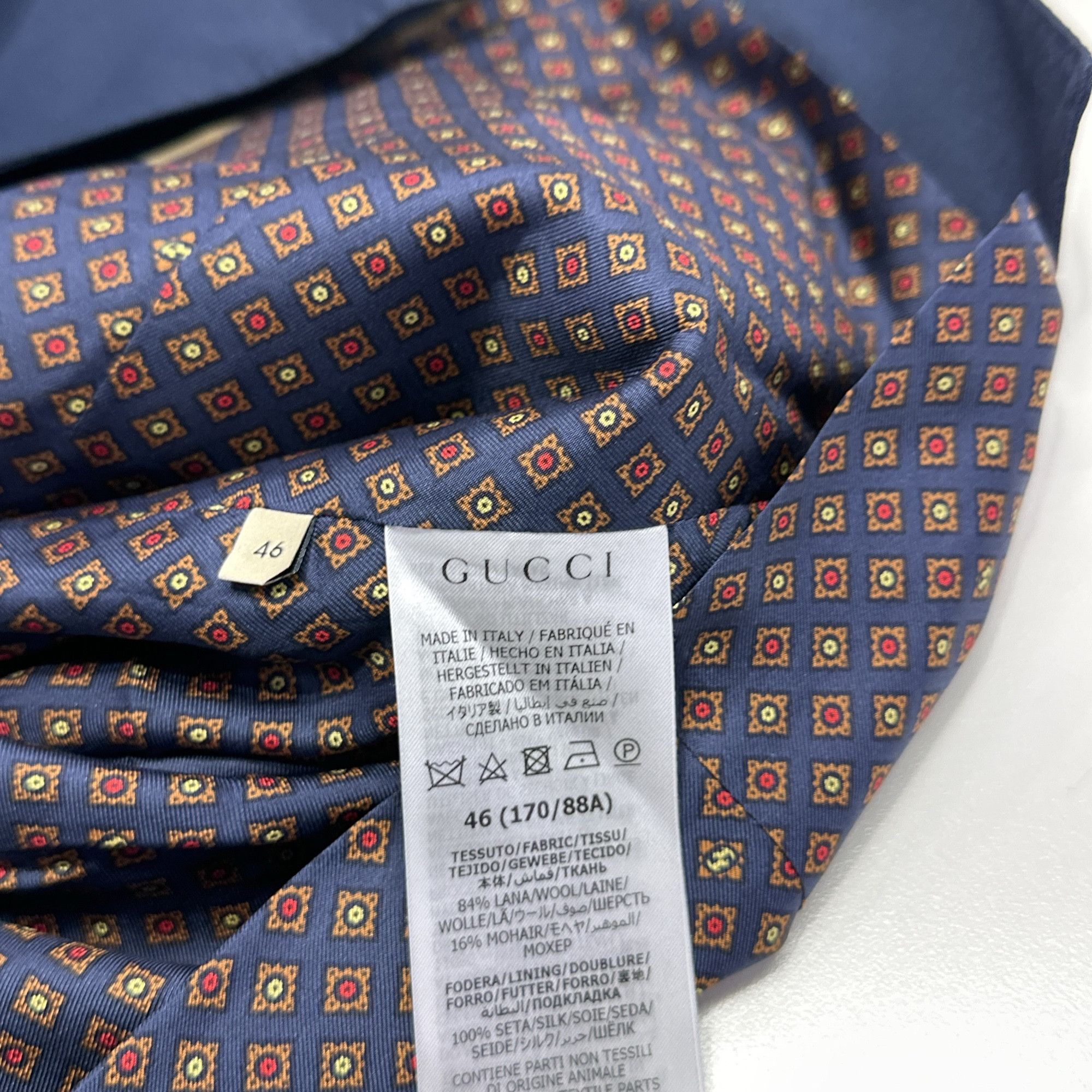 Gucci Gucci Patterned V-Neck Vest Size S Size US S / EU 44-46 / 1 - 7 Thumbnail