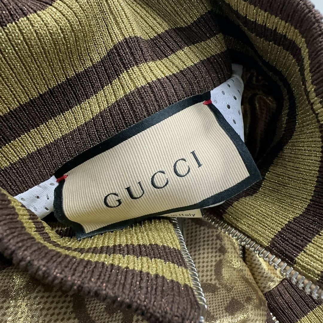 Gucci Gucci GG Monogram Jacket Gold Size M Size M / US 6-8 / IT 42-44 - 5 Thumbnail