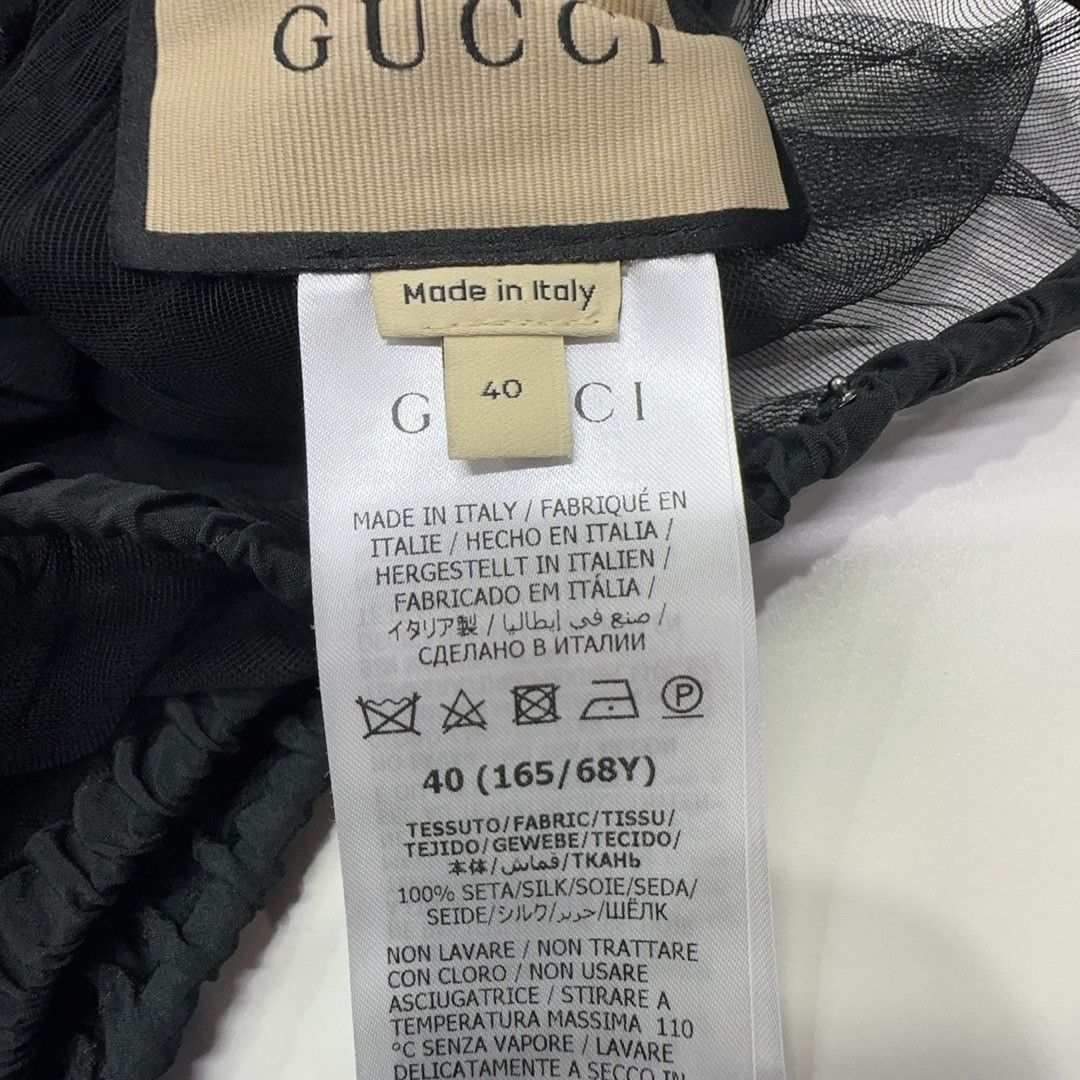 Gucci Gucci Sheer Mesh Skirt Size 40 Size 27" / US 4 / IT 40 - 3 Thumbnail