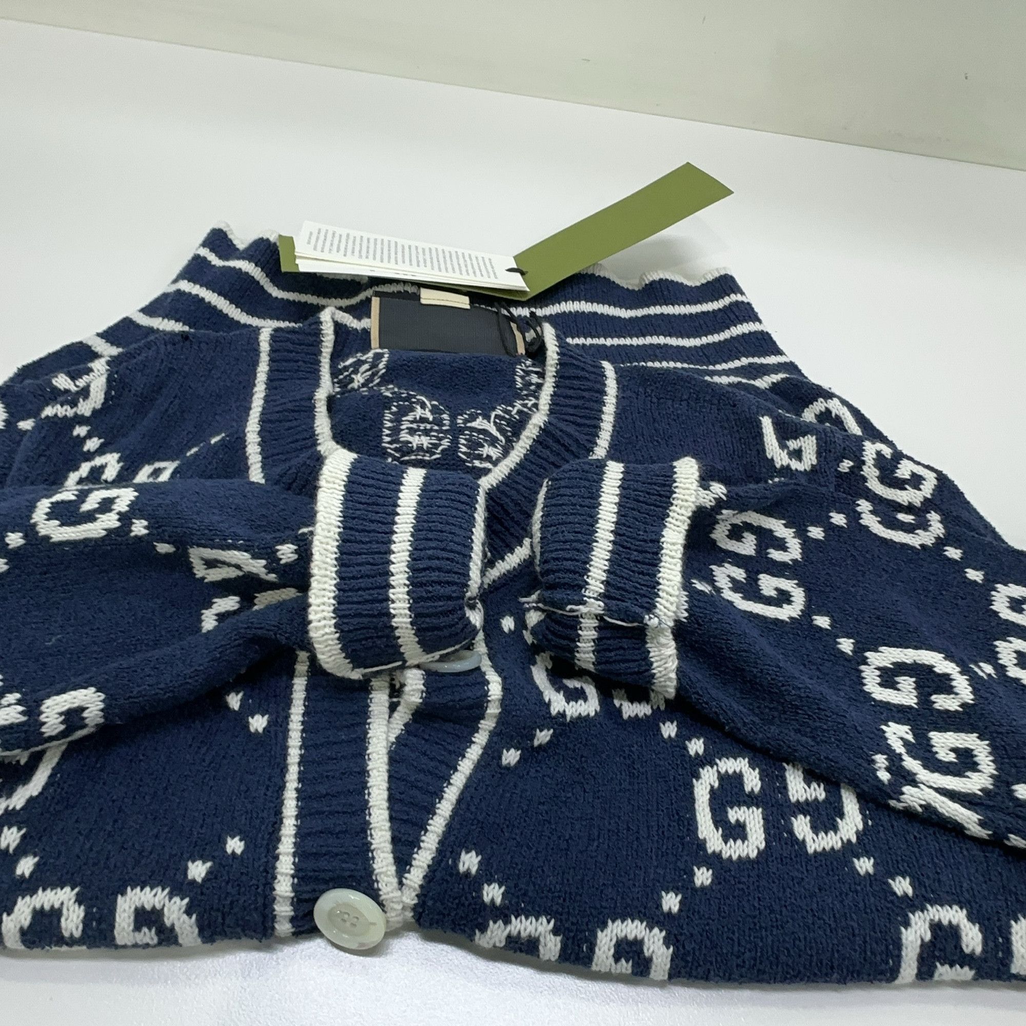 Gucci Gucci GG Monogram Button Cardigan Size M Size M / US 6-8 / IT 42-44 - 11 Thumbnail