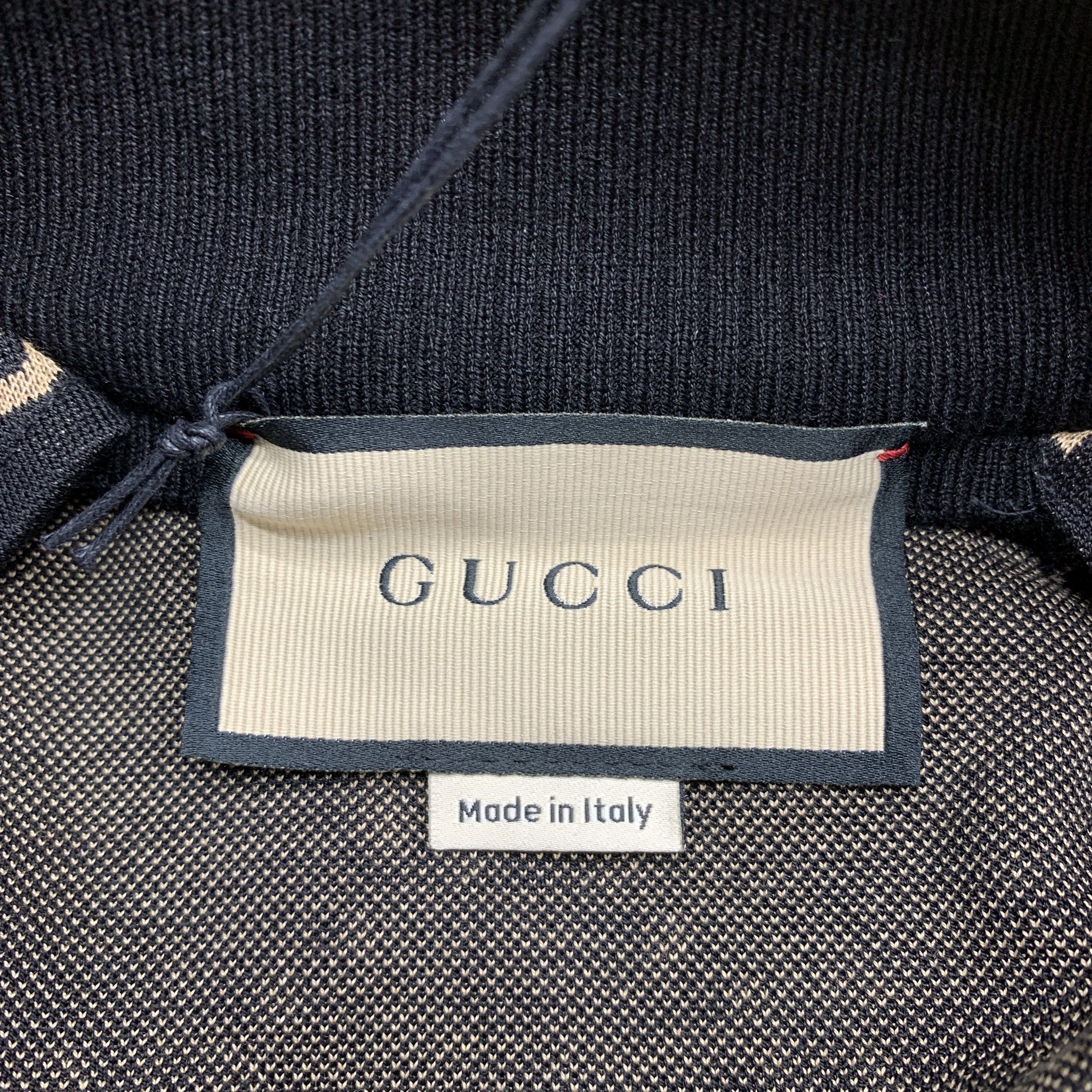Gucci GUCCI GG Jacquard Zip Jacket Size M Size US M / EU 48-50 / 2 - 3 Thumbnail