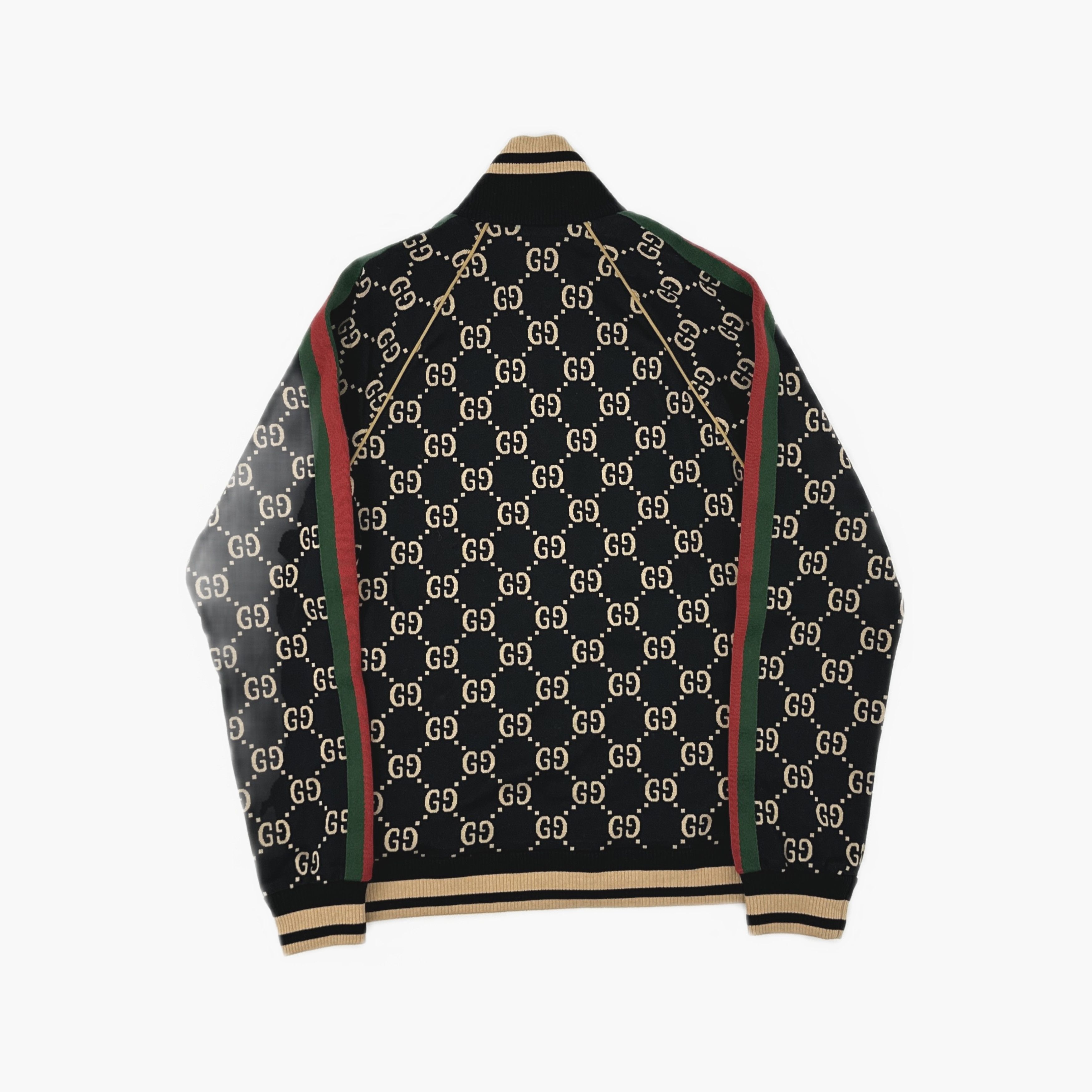 Gucci GUCCI GG Jacquard Zip Jacket Size M Size US M / EU 48-50 / 2 - 2 Thumbnail