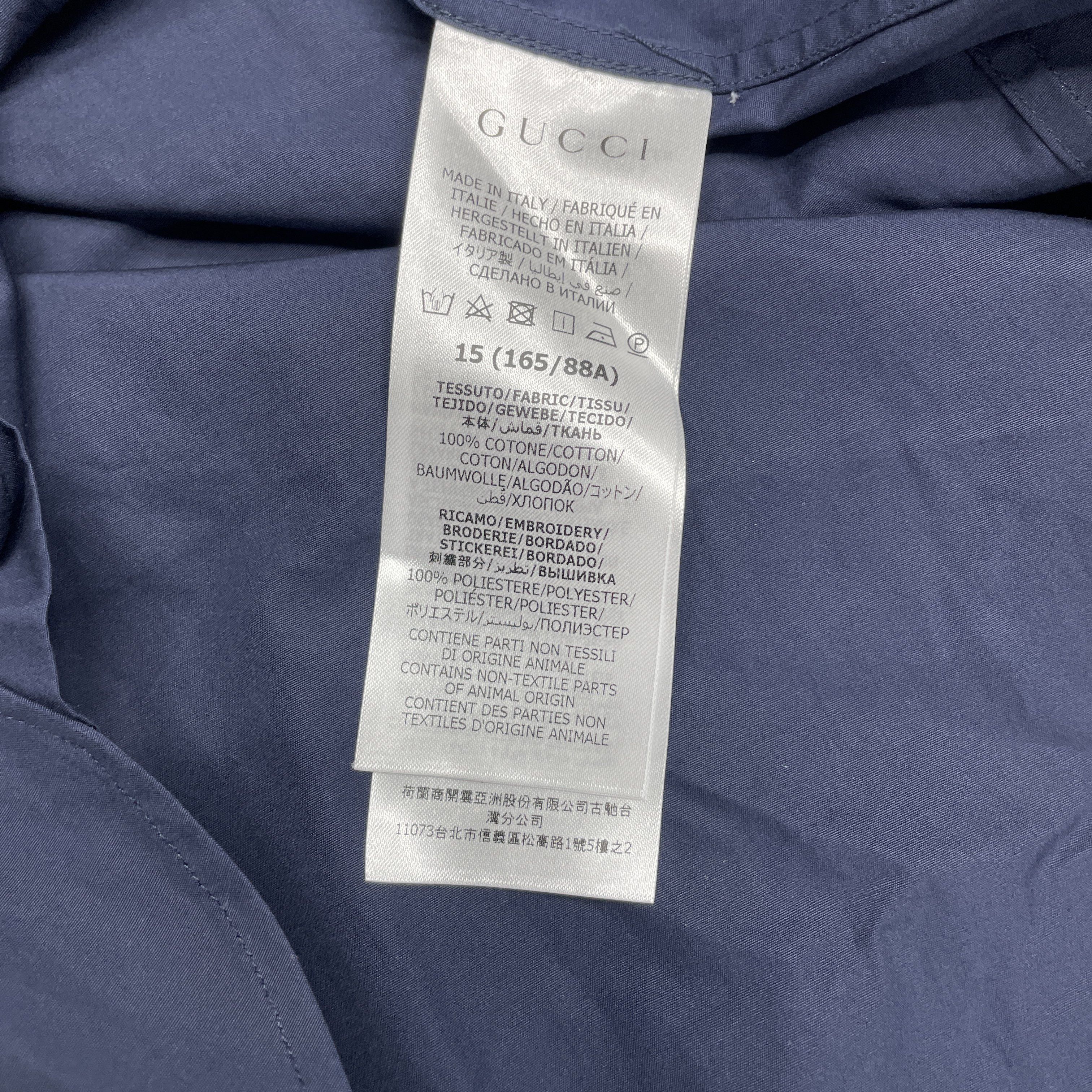 Gucci Gucci Solid Button Up Shirt US S / EU 44-46 / 1 Size US S / EU 44-46 / 1 - 3 Thumbnail
