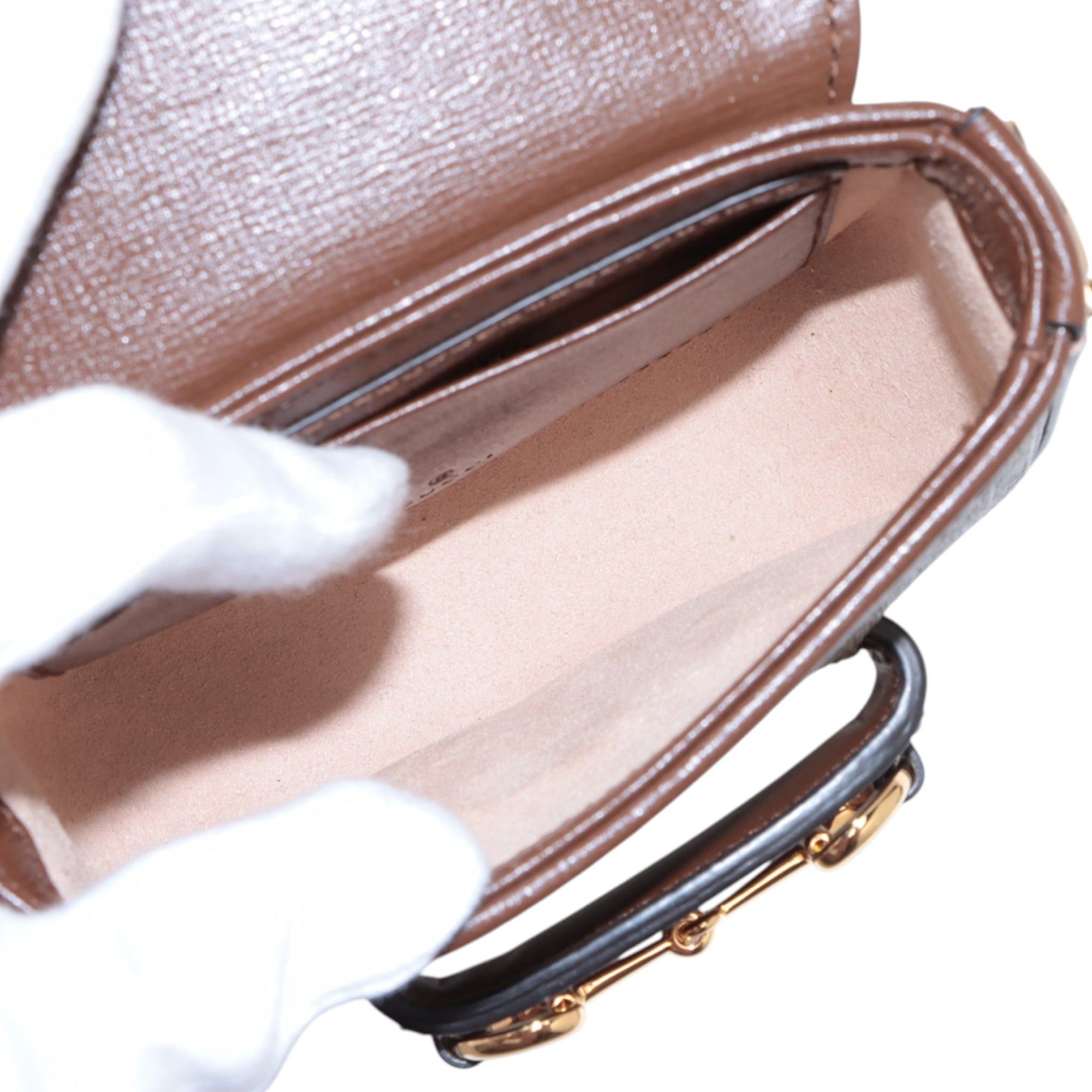 Gucci Mini GG Supreme Web Horsebit 1955 Satchel Size ONE SIZE - 3 Thumbnail