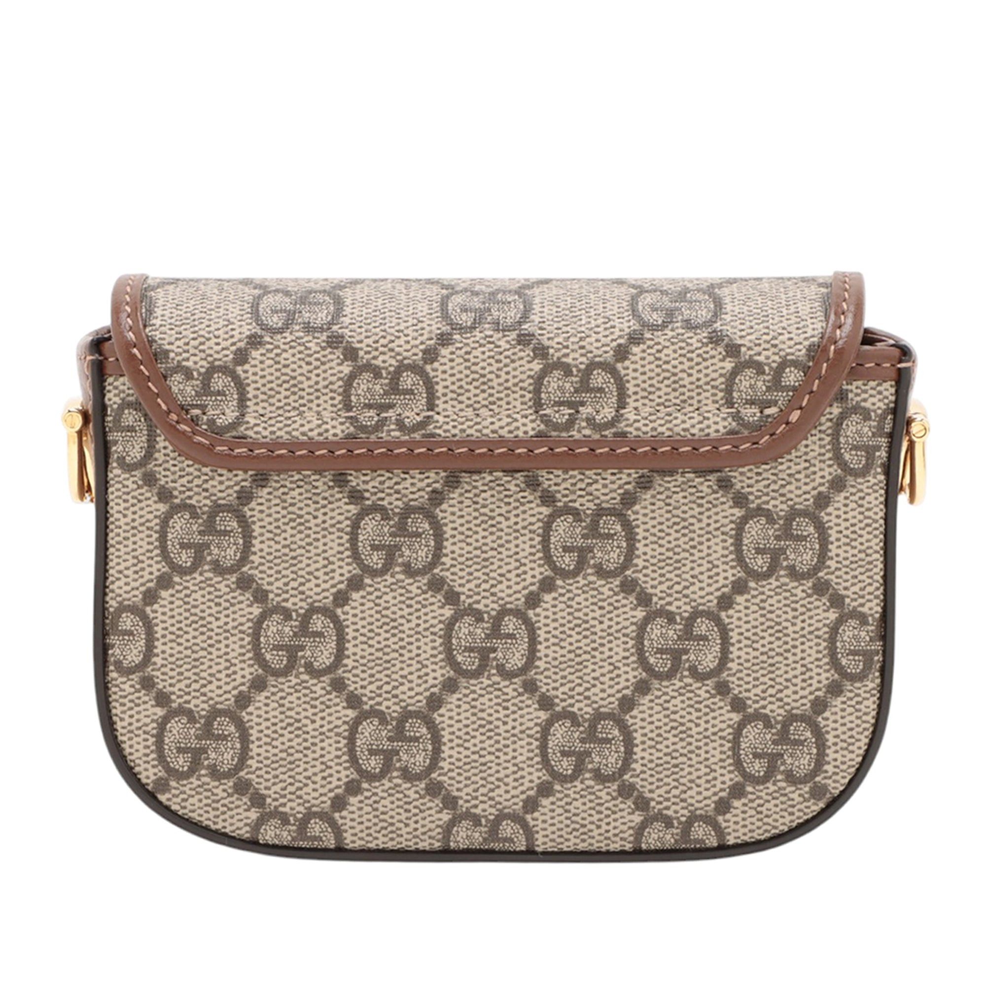 Gucci Mini GG Supreme Web Horsebit 1955 Satchel Size ONE SIZE - 2 Thumbnail