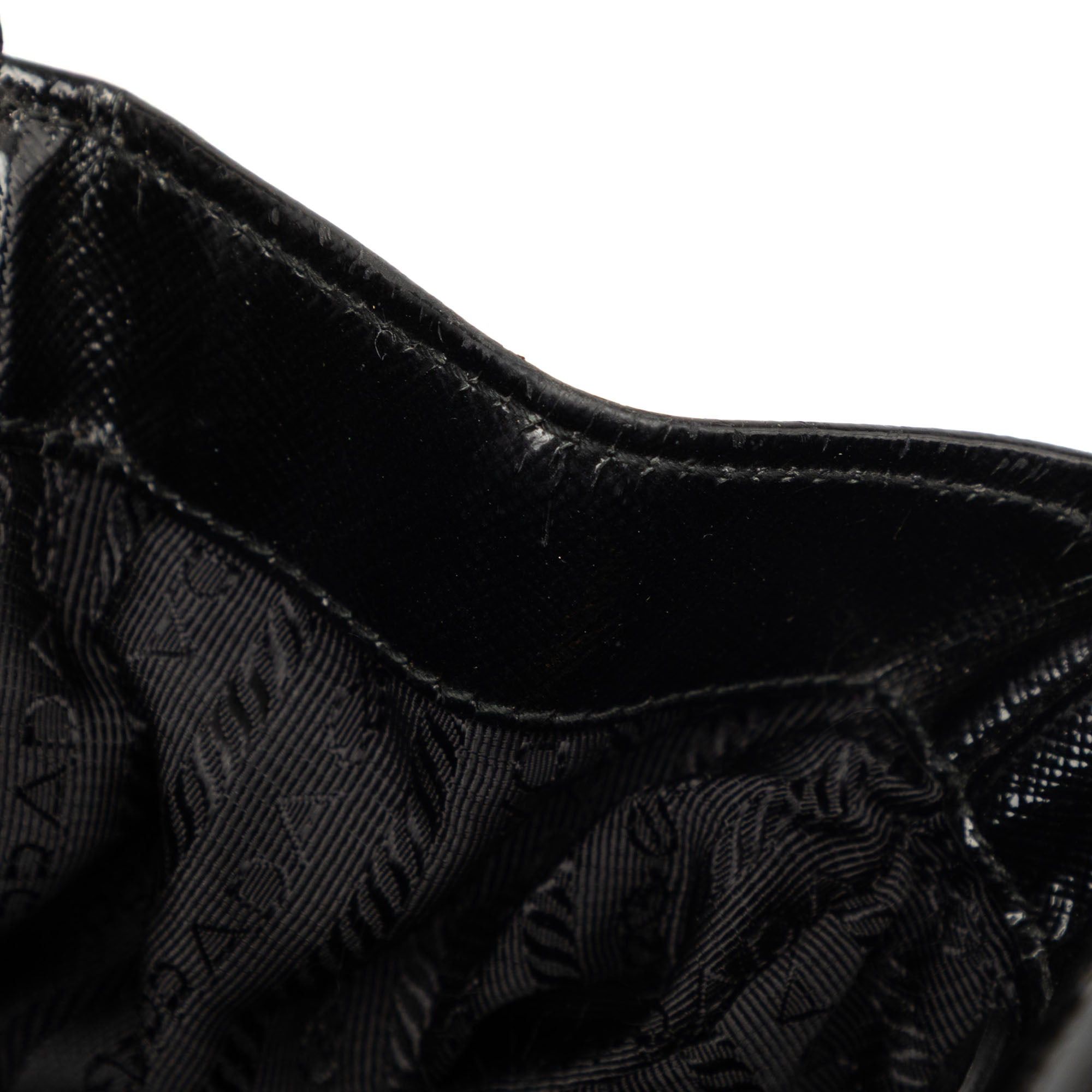 Prada Saffiano Vernice Trimmed Tessuto Parabole Tote Size ONE SIZE - 6 Thumbnail