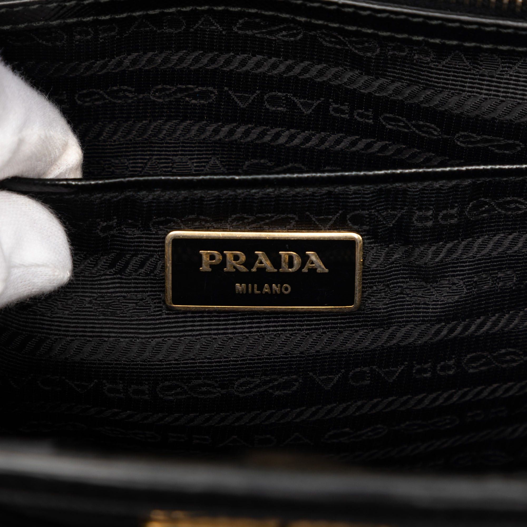 Prada Saffiano Vernice Trimmed Tessuto Parabole Tote Size ONE SIZE - 5 Thumbnail