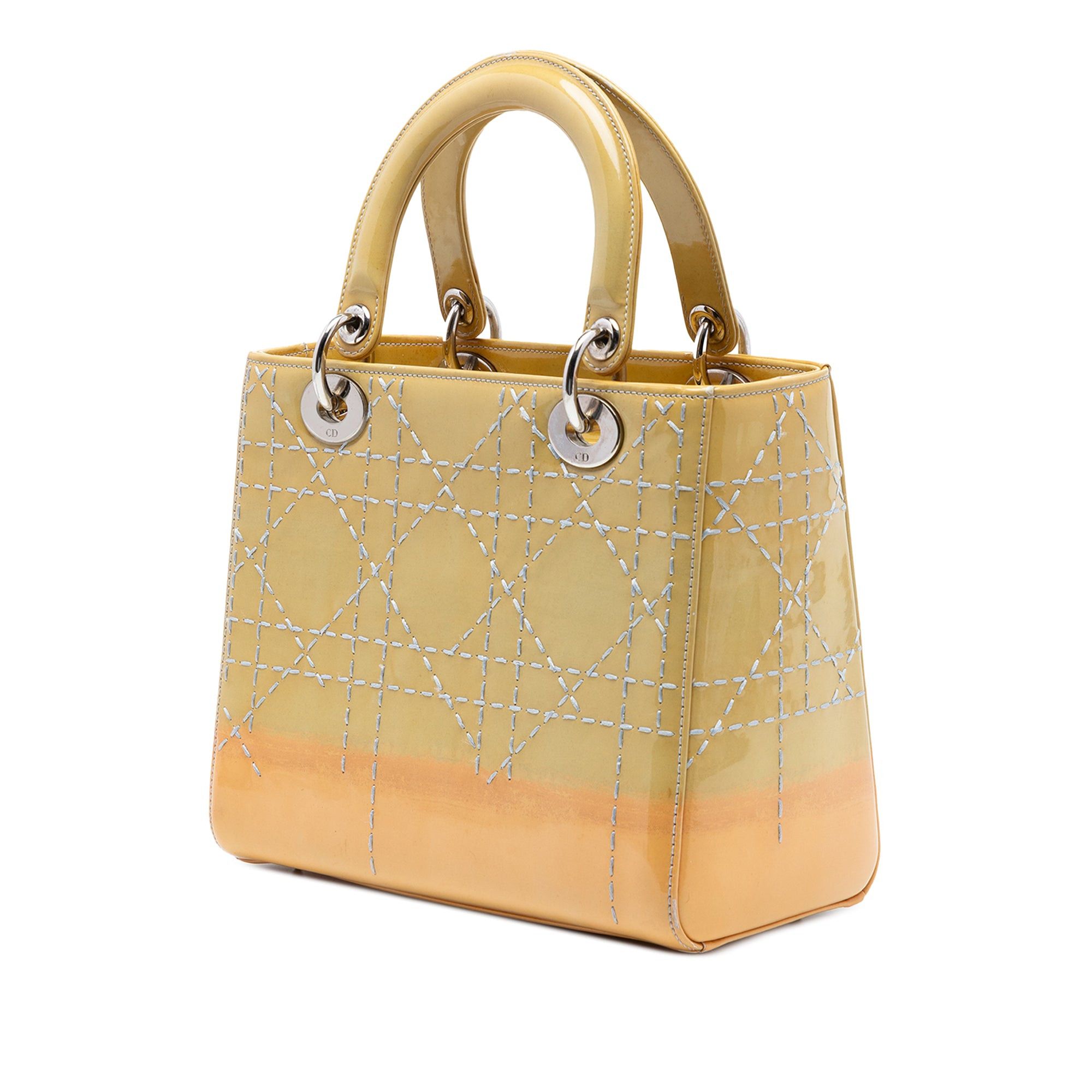 Dior Medium Ombre Patent Cannage Lady Dior Size ONE SIZE - 2 Thumbnail