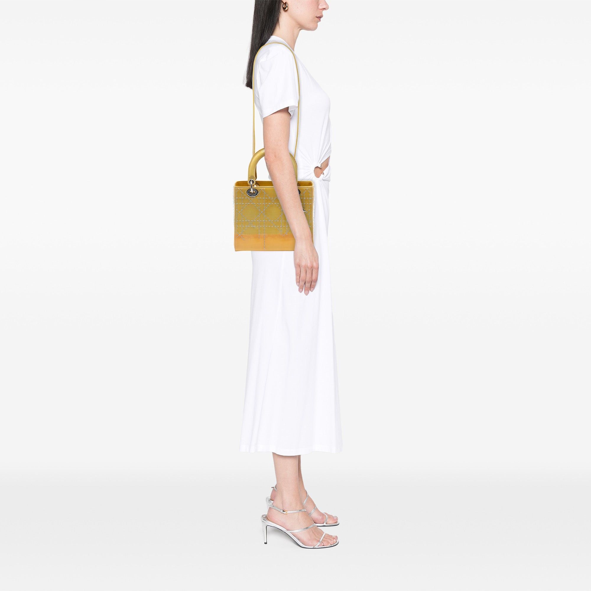 Dior Medium Ombre Patent Cannage Lady Dior Size ONE SIZE - 6 Thumbnail
