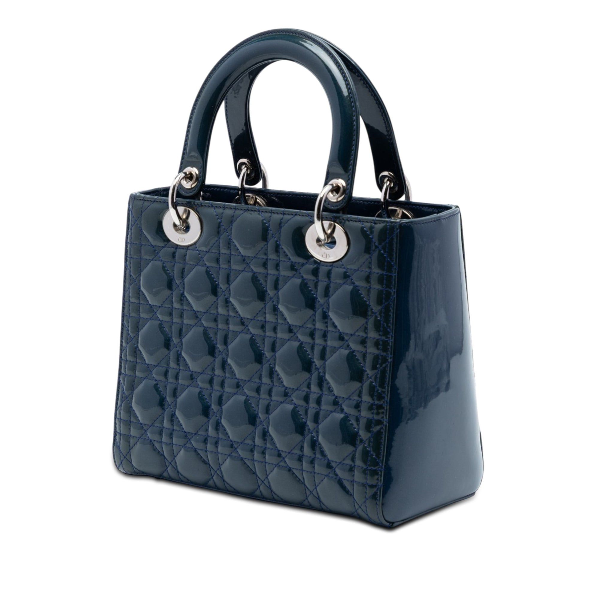 Dior Medium Patent Cannage Lady Dior Size ONE SIZE - 2 Thumbnail