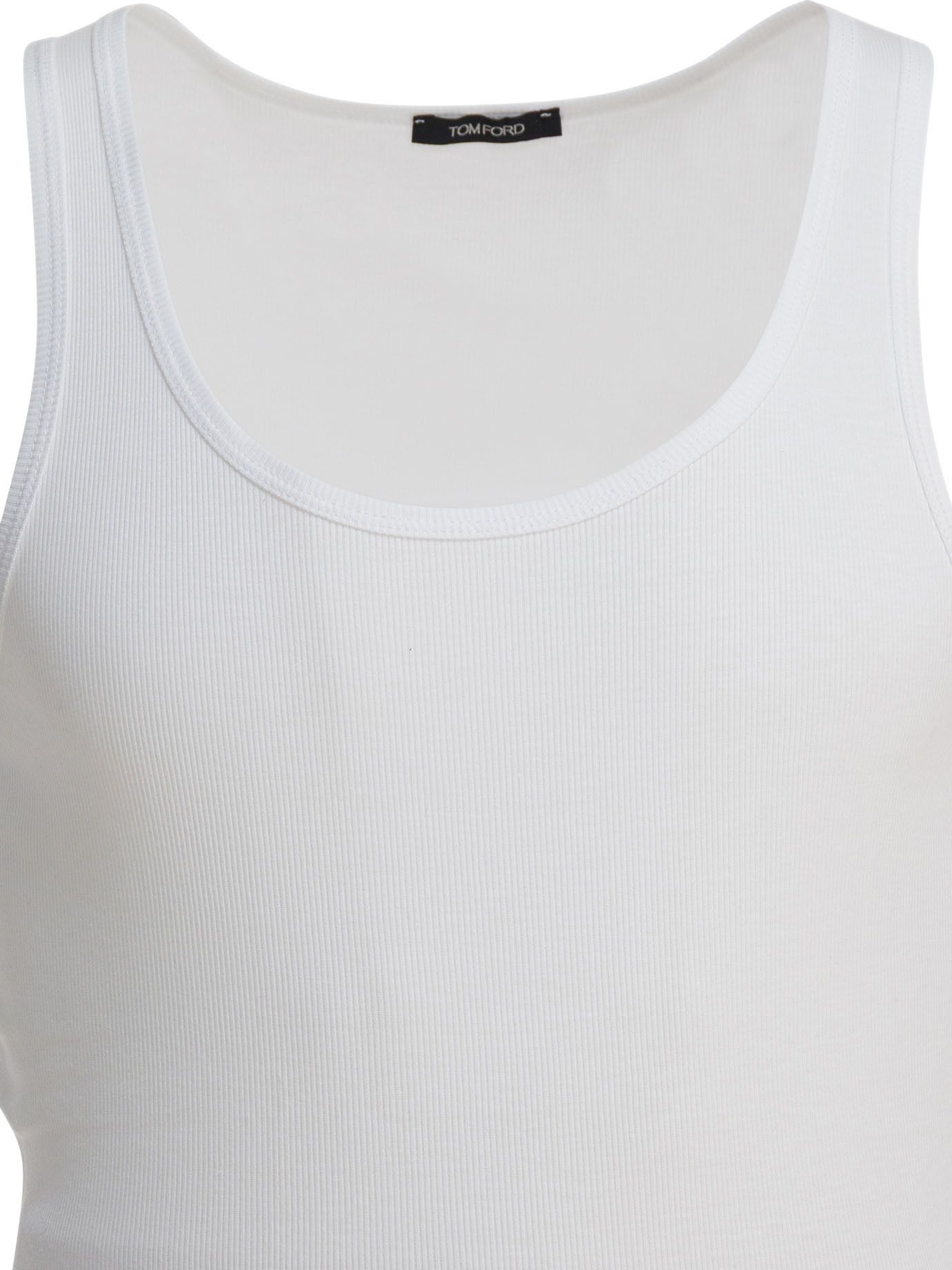 Tom Ford Cotton And Modal Undershirt Size ONE SIZE - 4 Thumbnail