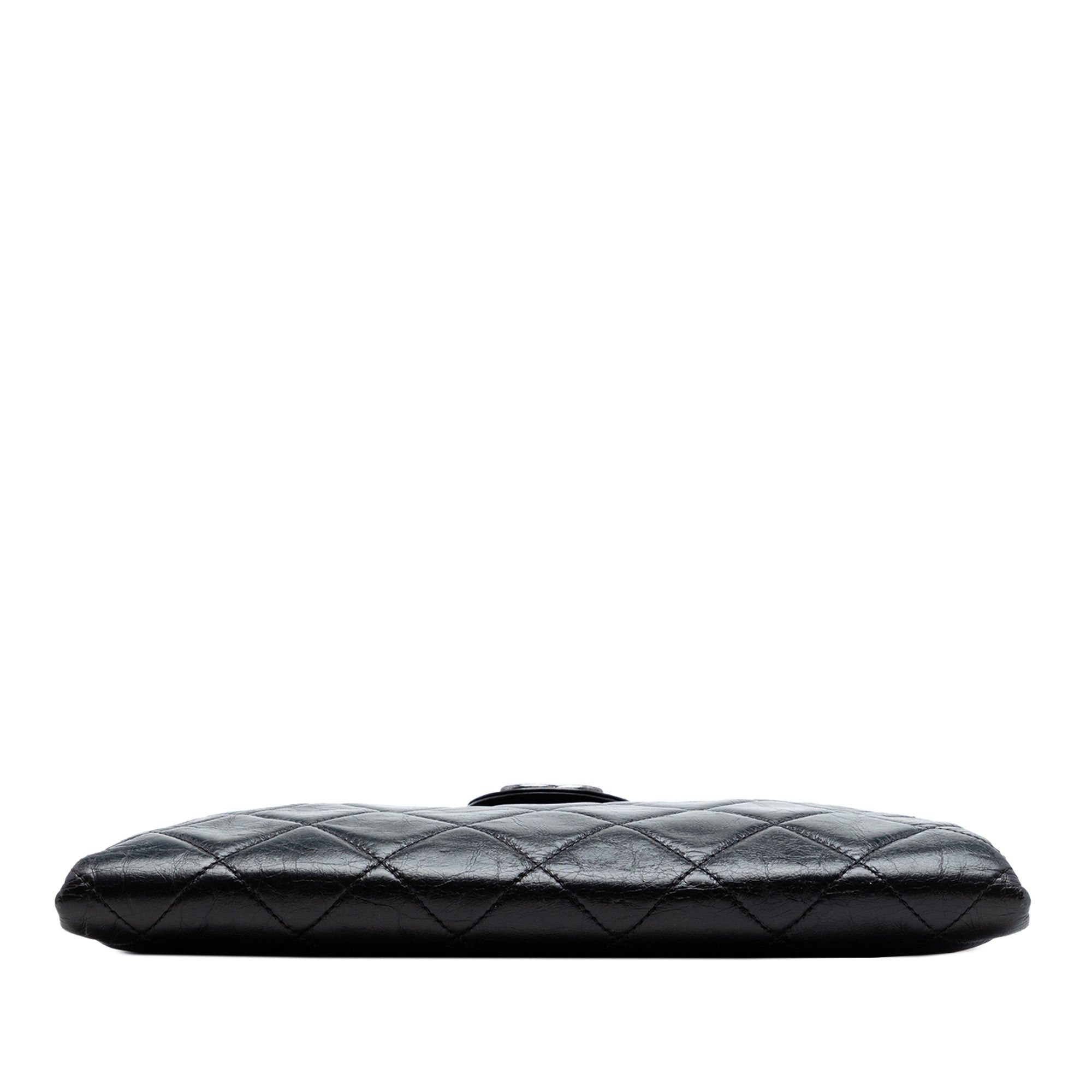 Chanel Quilted Glazed Calfskin Coco Pleats Chain Clutch Size ONE SIZE - 3 Thumbnail