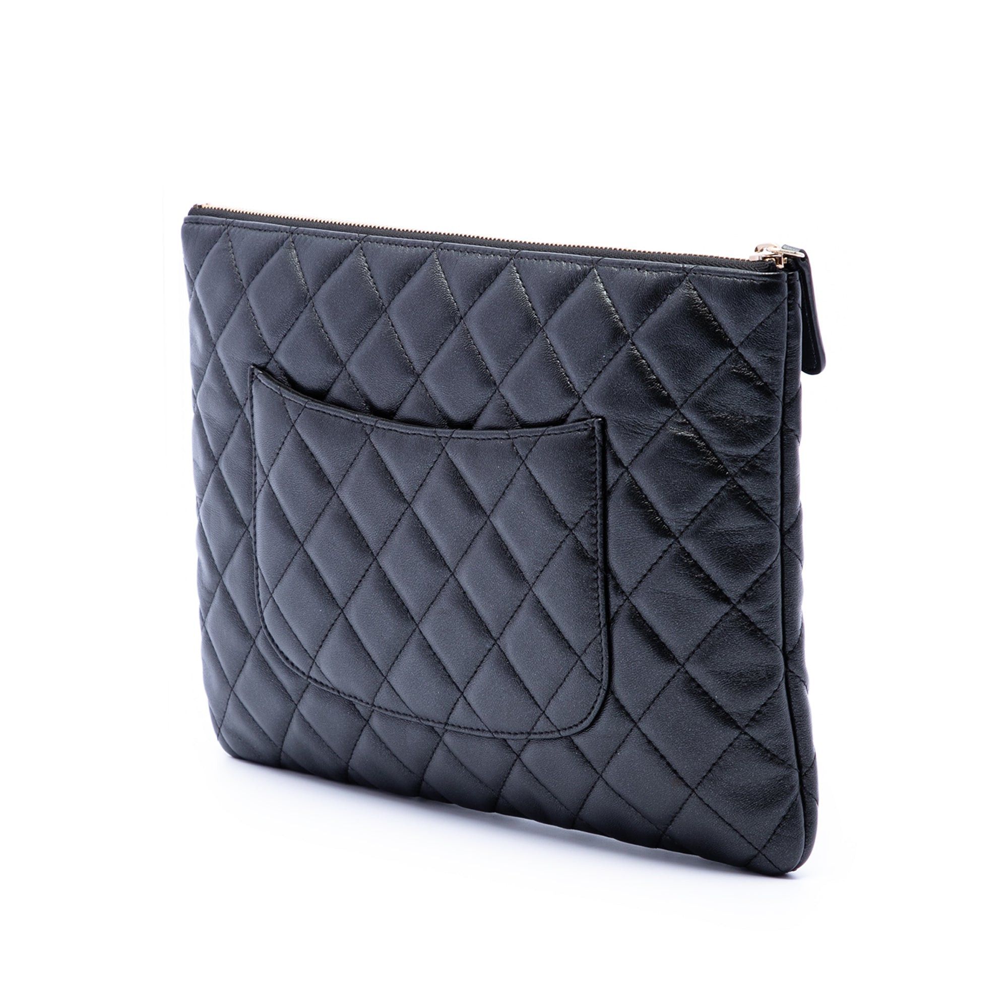 Chanel CC Quilted Lambskin Pouch with Mini Flap Purse Size ONE SIZE - 2 Thumbnail