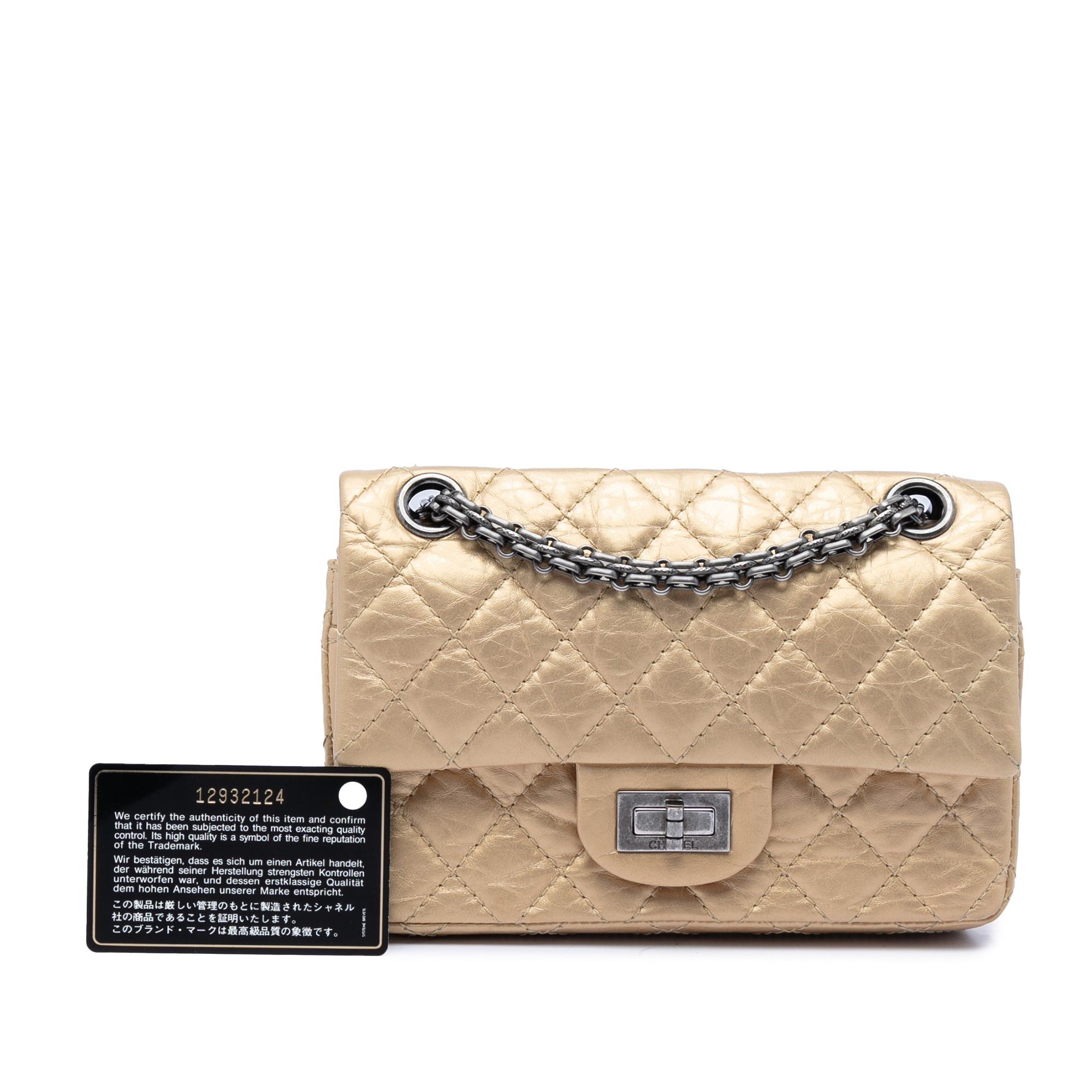 Chanel Quilted Aged Calfskin Reissue 2.55 Double Flap 224 Size ONE SIZE - 7 Thumbnail