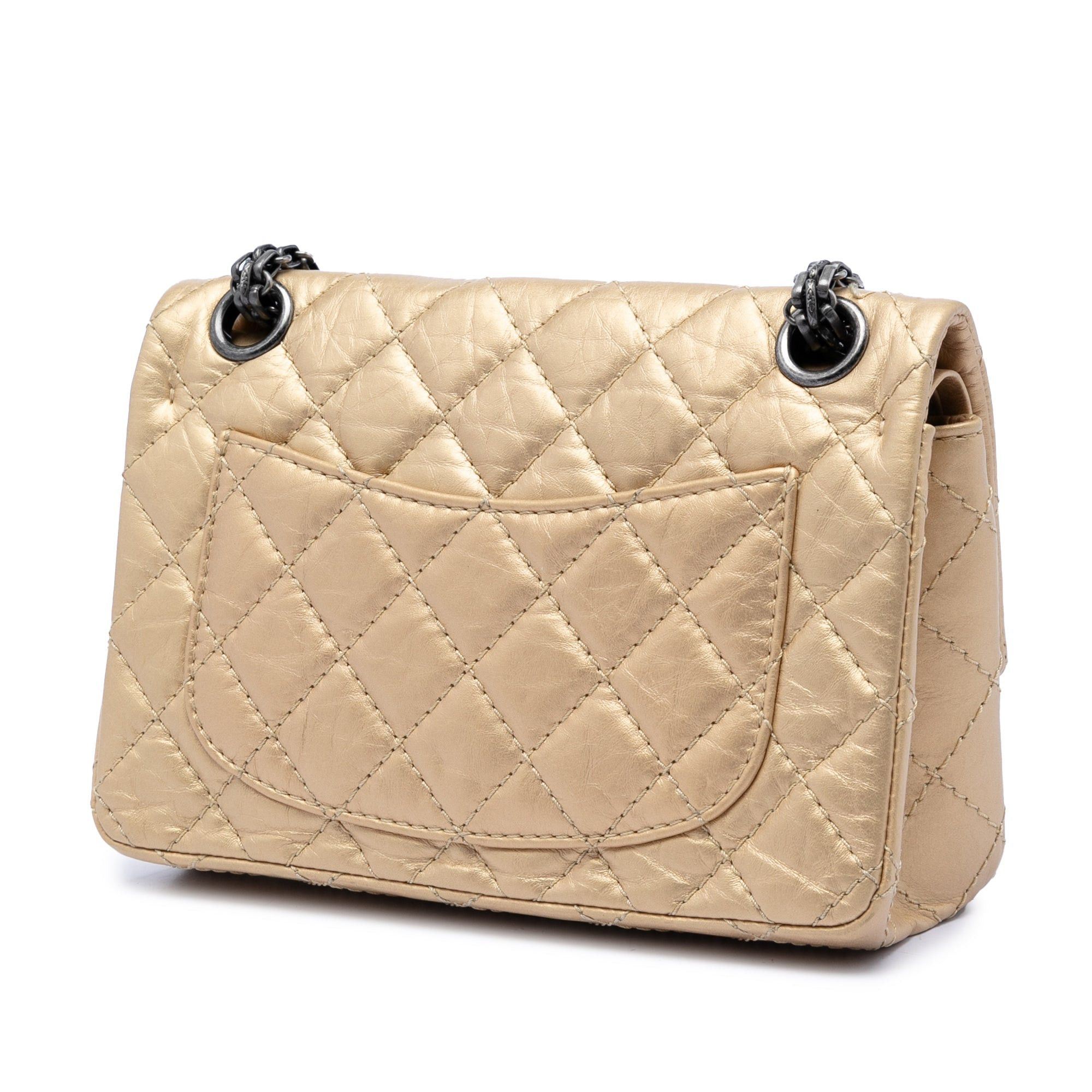 Chanel Quilted Aged Calfskin Reissue 2.55 Double Flap 224 Size ONE SIZE - 2 Thumbnail