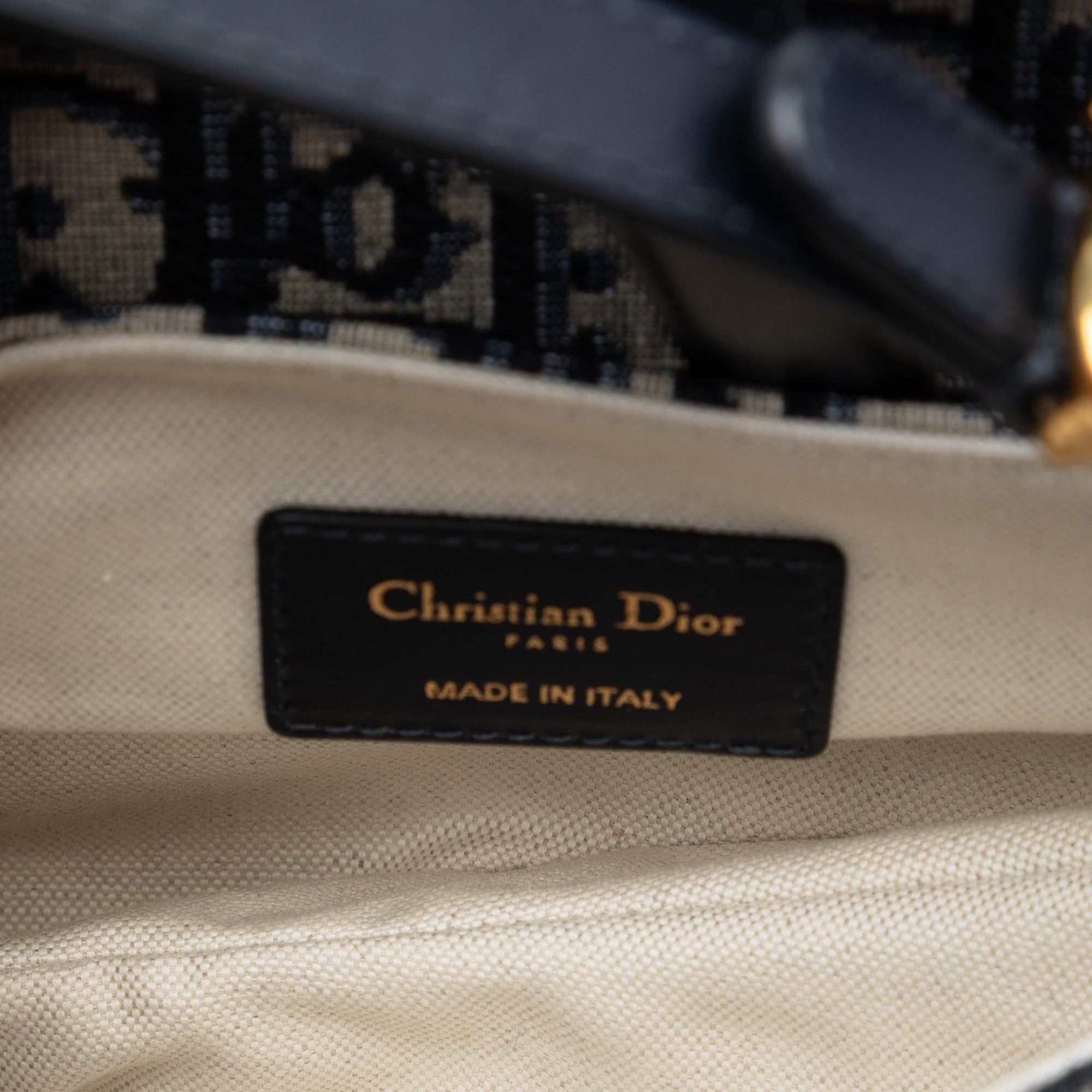 Dior Mini Oblique Canvas Saddle Bag Size ONE SIZE - 4 Thumbnail