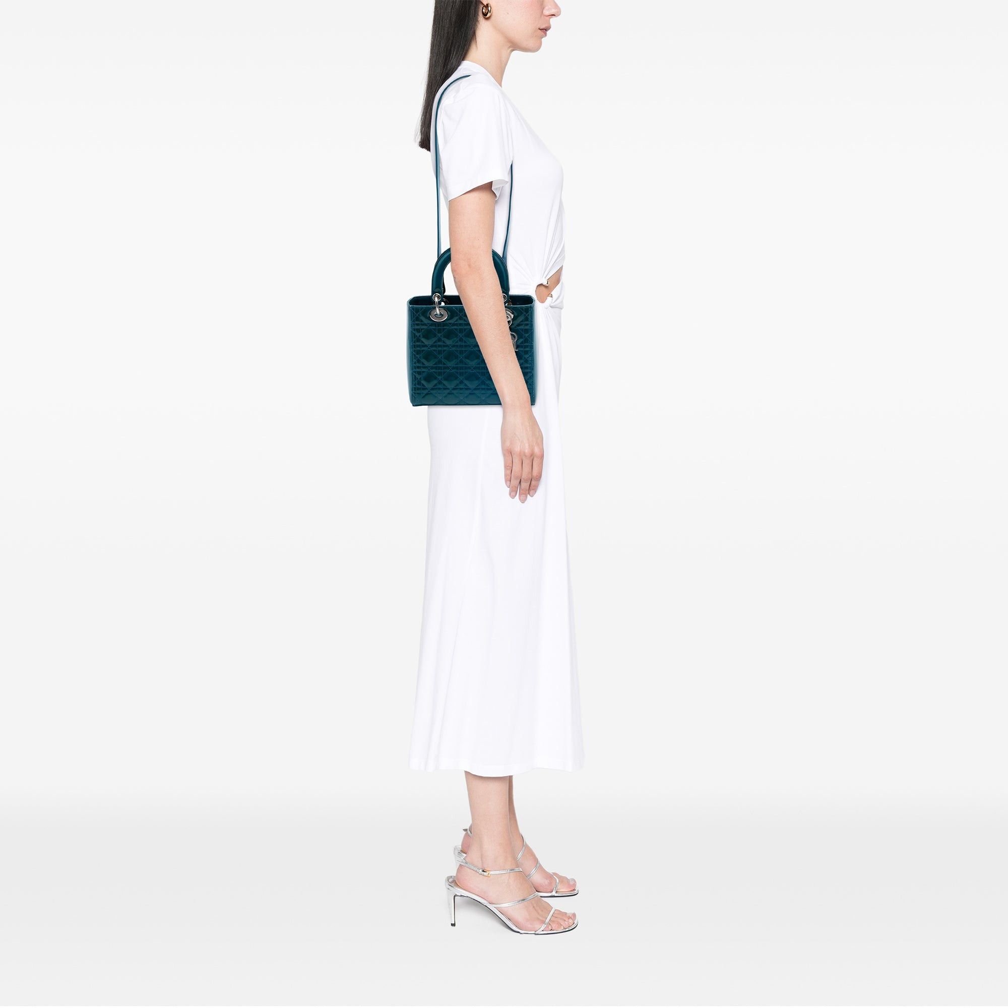 Dior Medium Patent Cannage Lady Dior Size ONE SIZE - 6 Thumbnail