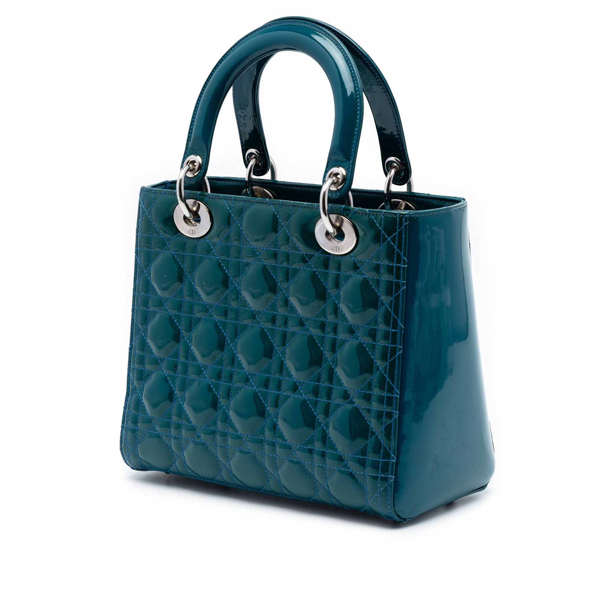Dior Medium Patent Cannage Lady Dior Size ONE SIZE - 2 Thumbnail