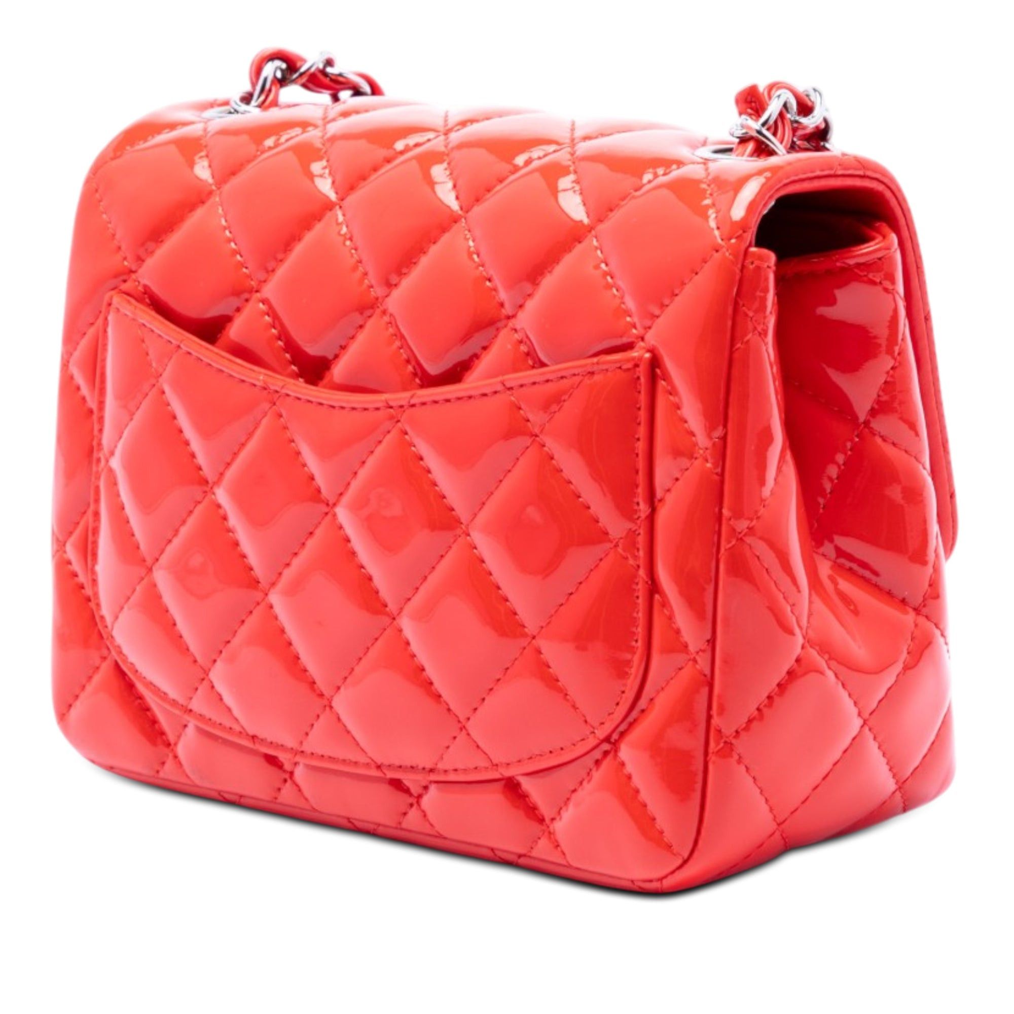 Chanel Mini Square Classic Patent Single Flap Size ONE SIZE - 2 Thumbnail