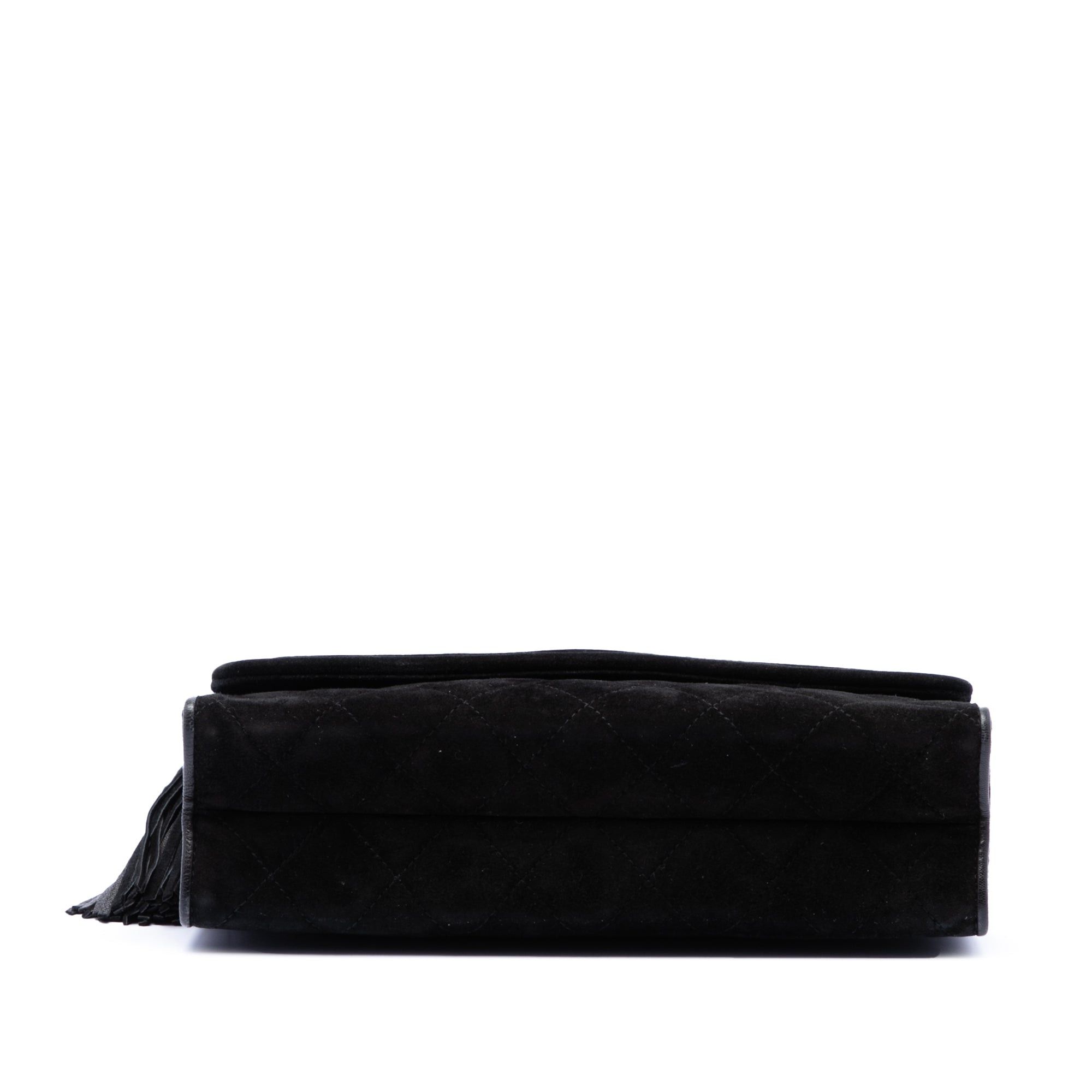 Chanel Quilted Suede Tassel Flap Size ONE SIZE - 3 Thumbnail