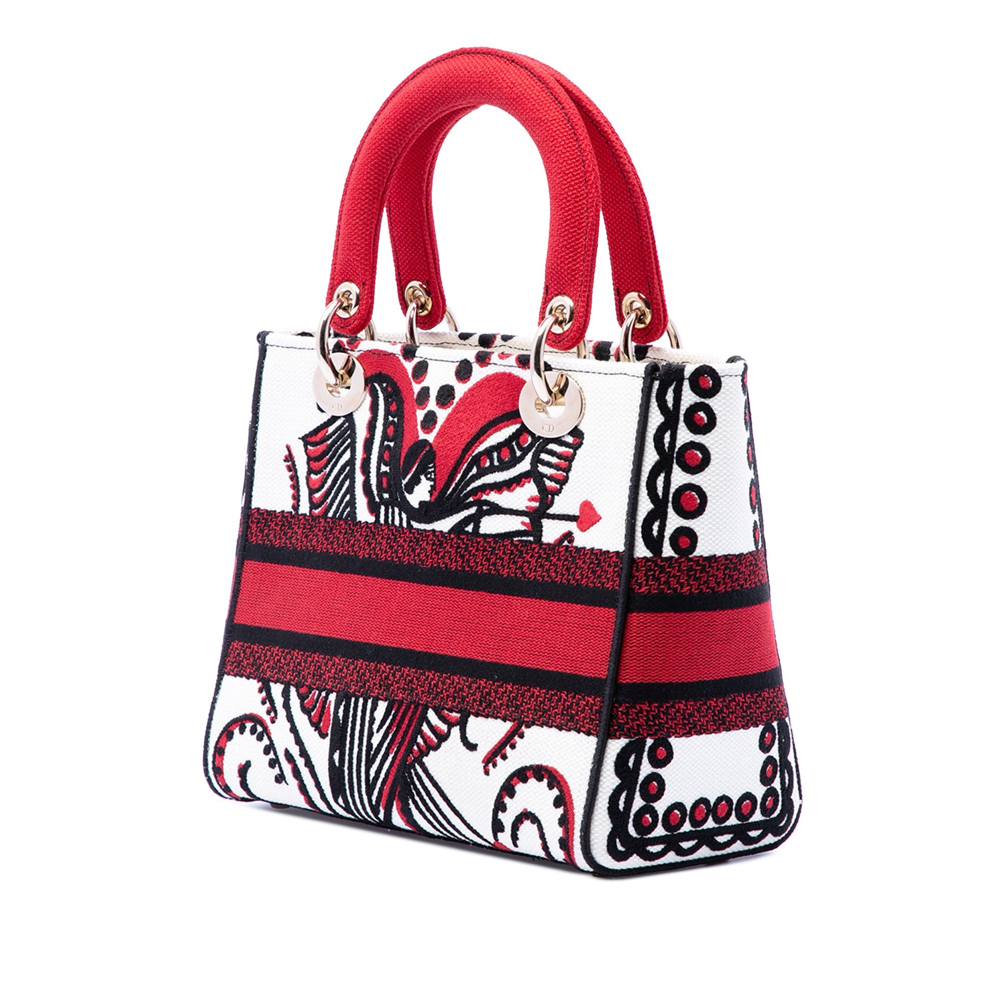 Dior Medium Embroidered Canvas Cupidon Lady D Lite Size ONE SIZE - 2 Thumbnail
