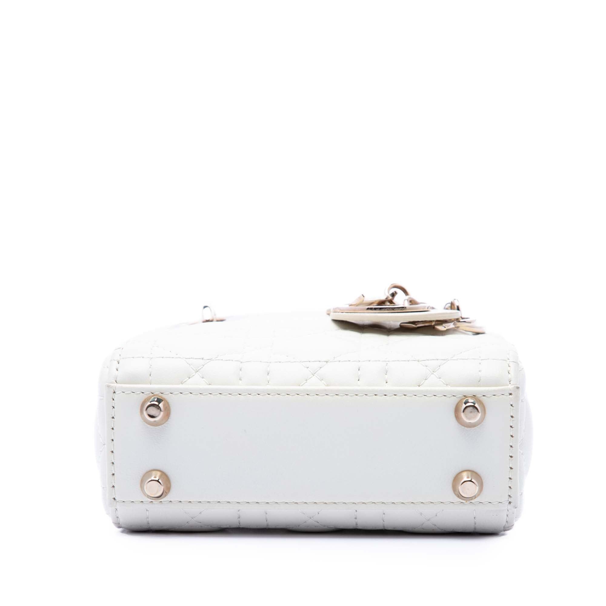 Dior Micro Lambskin Cannage Lady Dior Size ONE SIZE - 3 Thumbnail