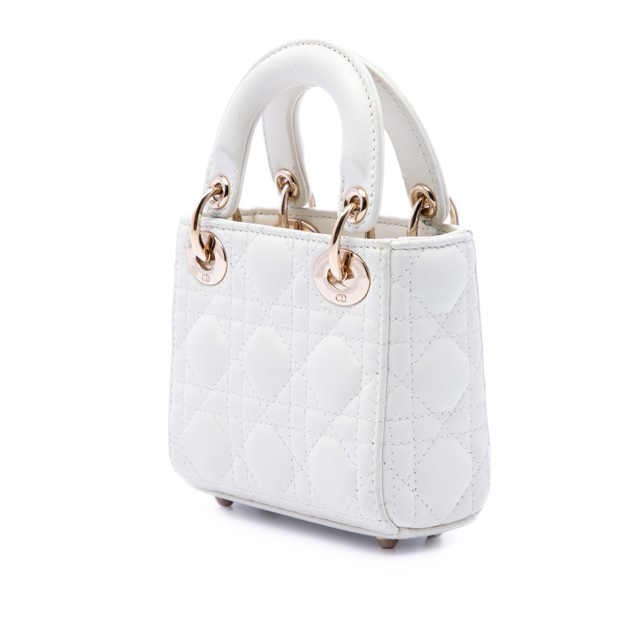 Dior Micro Lambskin Cannage Lady Dior Size ONE SIZE - 2 Thumbnail