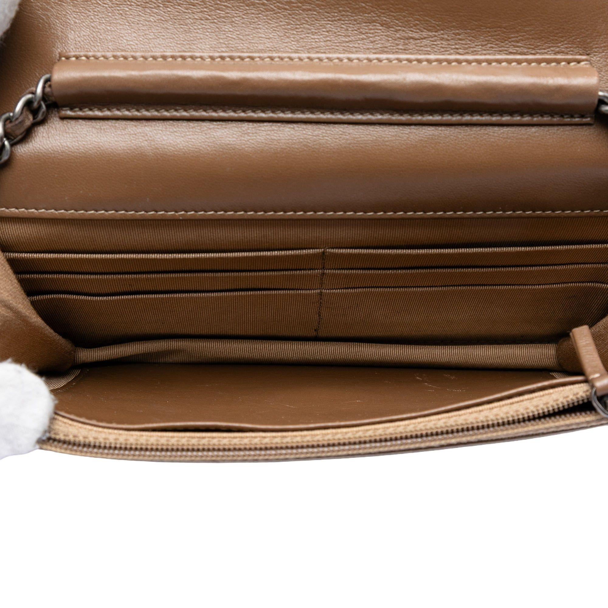Chanel Quilted Metallic Aged Calfskin Reissue 2.55 Wallet on Chain Size ONE SIZE - 4 Thumbnail
