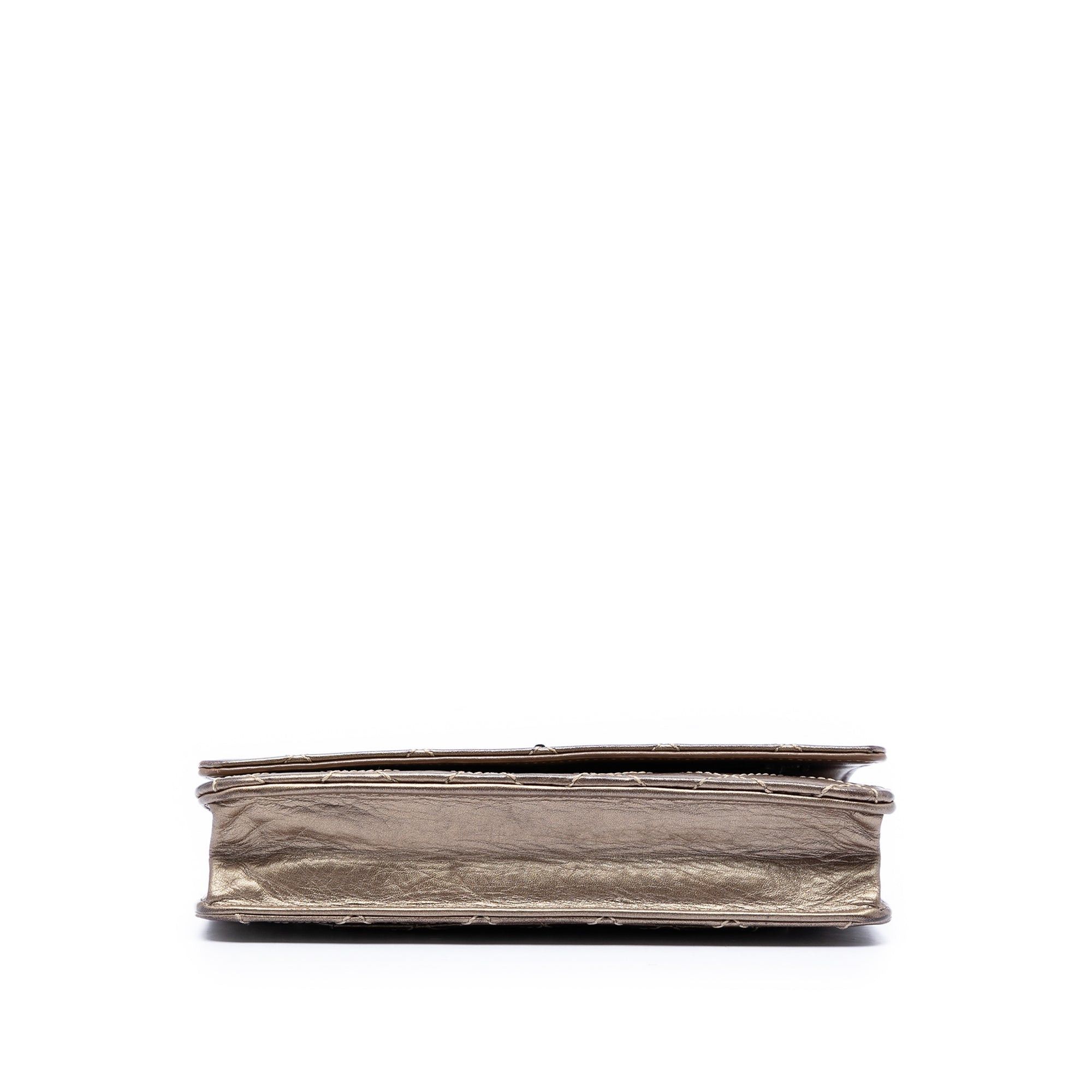 Chanel Quilted Metallic Aged Calfskin Reissue 2.55 Wallet on Chain Size ONE SIZE - 3 Thumbnail