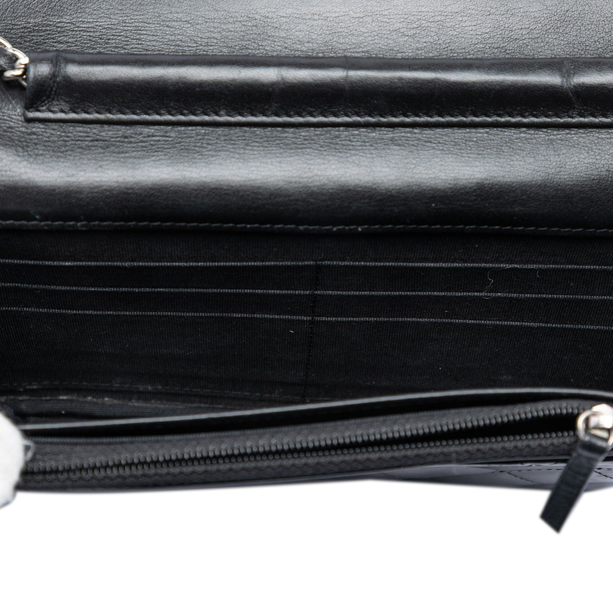Chanel CC Quilted Patent Wallet On Chain Size ONE SIZE - 4 Thumbnail