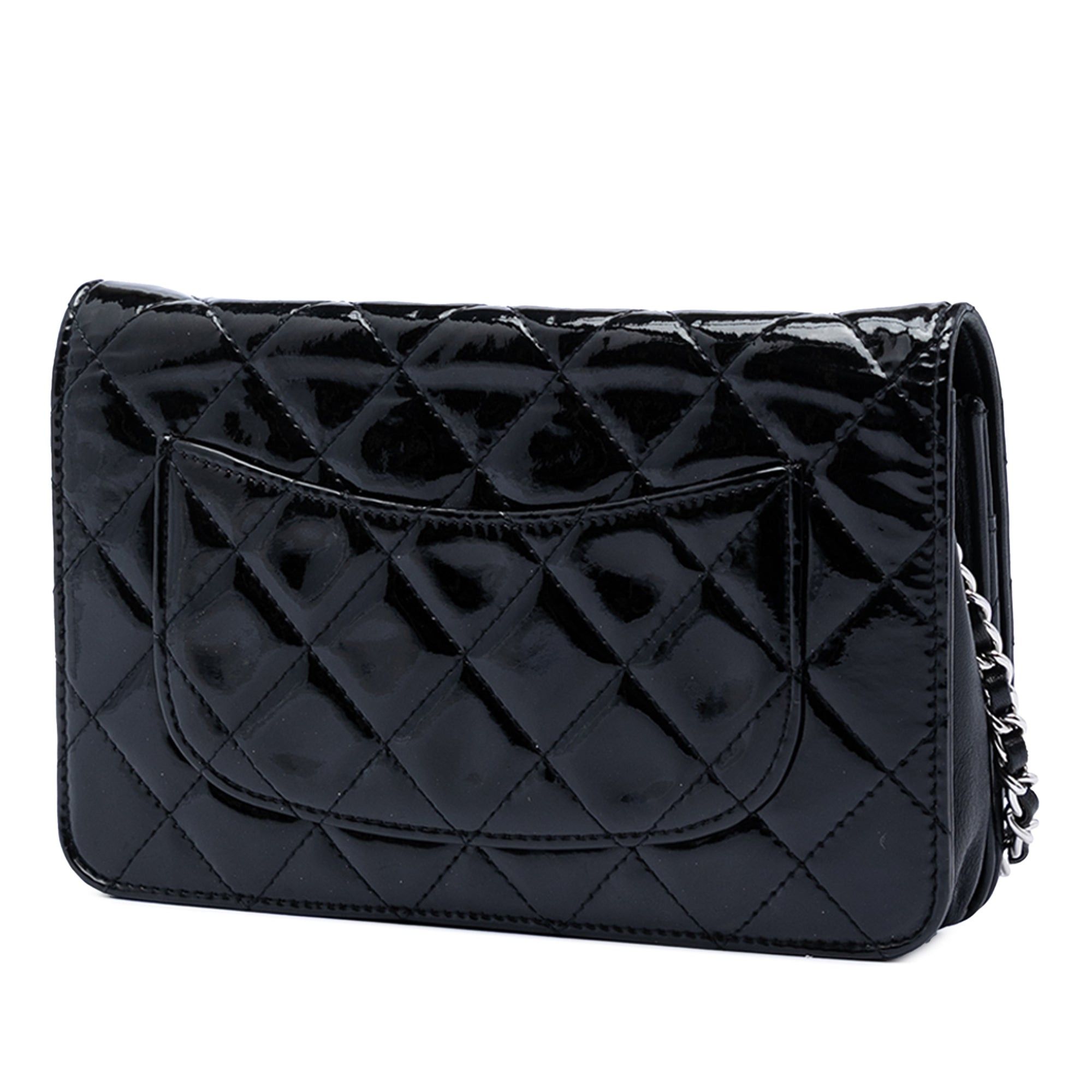 Chanel CC Quilted Patent Wallet On Chain Size ONE SIZE - 2 Thumbnail
