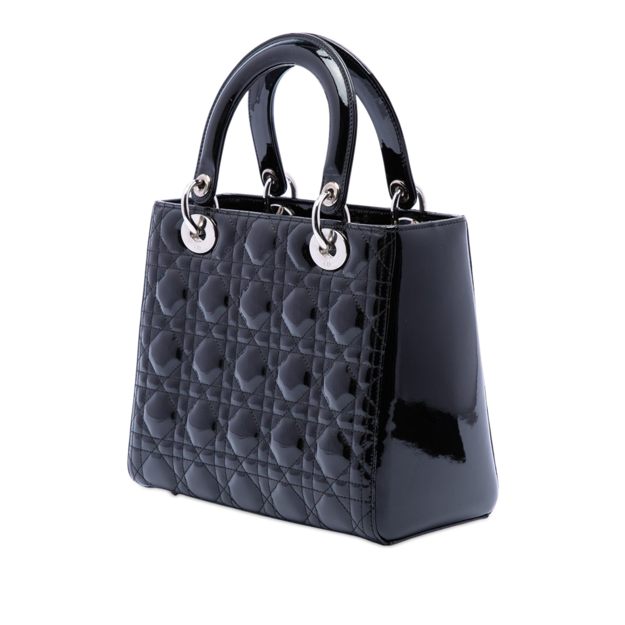 Dior Medium Patent Cannage Lady Dior Size ONE SIZE - 2 Thumbnail