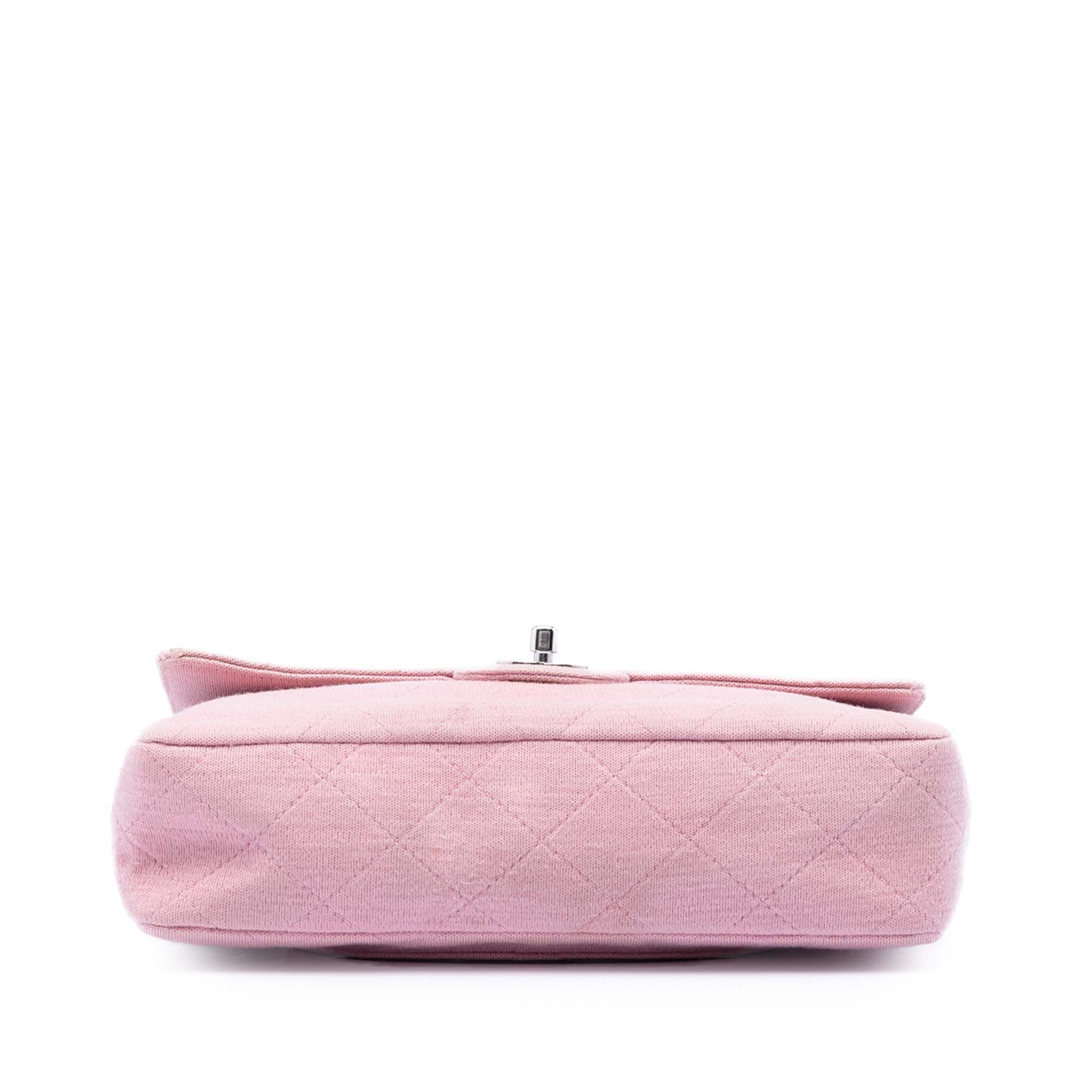Chanel Medium Classic Jersey Single Flap Size ONE SIZE - 3 Thumbnail