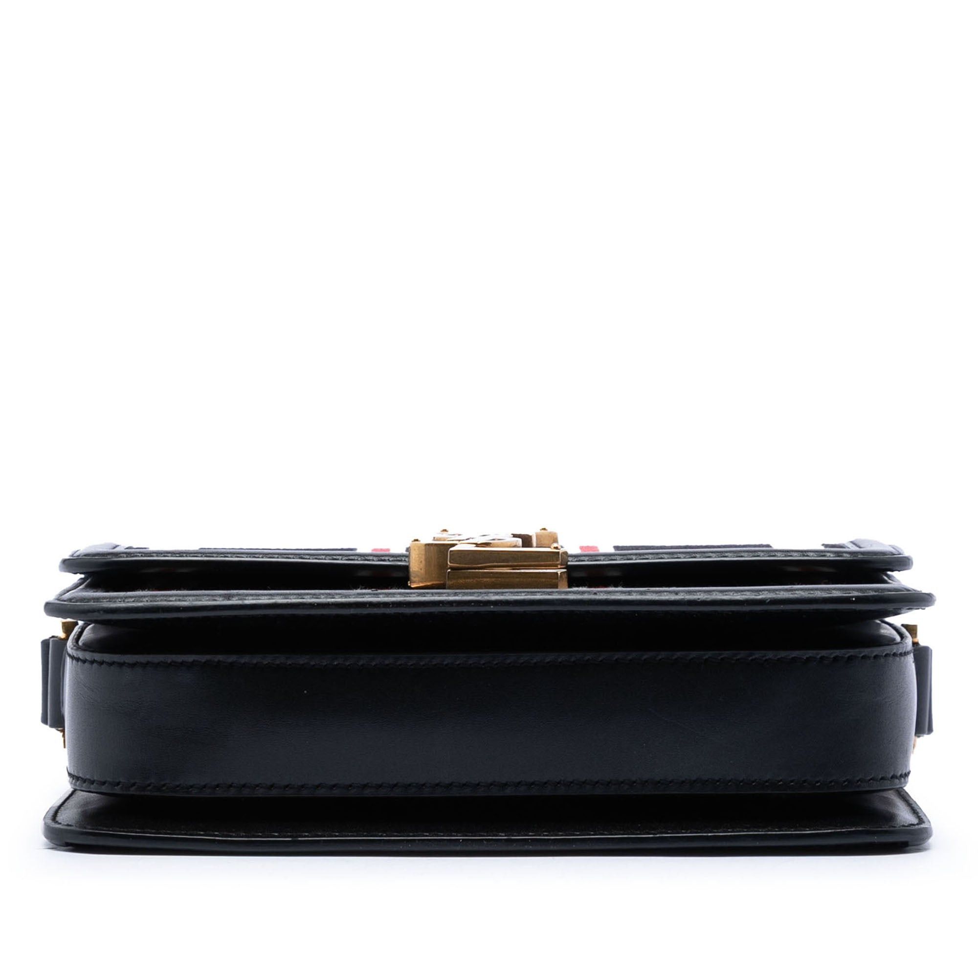 Saint Laurent Paris Small Canvas Striped Solferino Satchel In Box Size ONE SIZE - 3 Thumbnail
