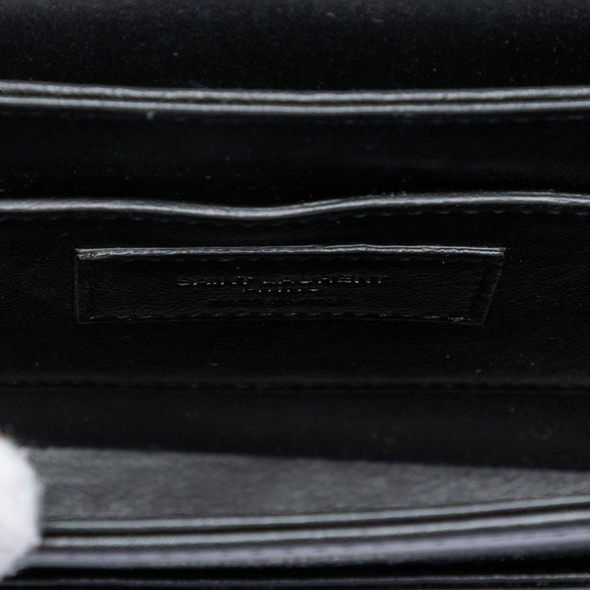 Saint Laurent Paris Small Canvas Striped Solferino Satchel In Box Size ONE SIZE - 4 Thumbnail