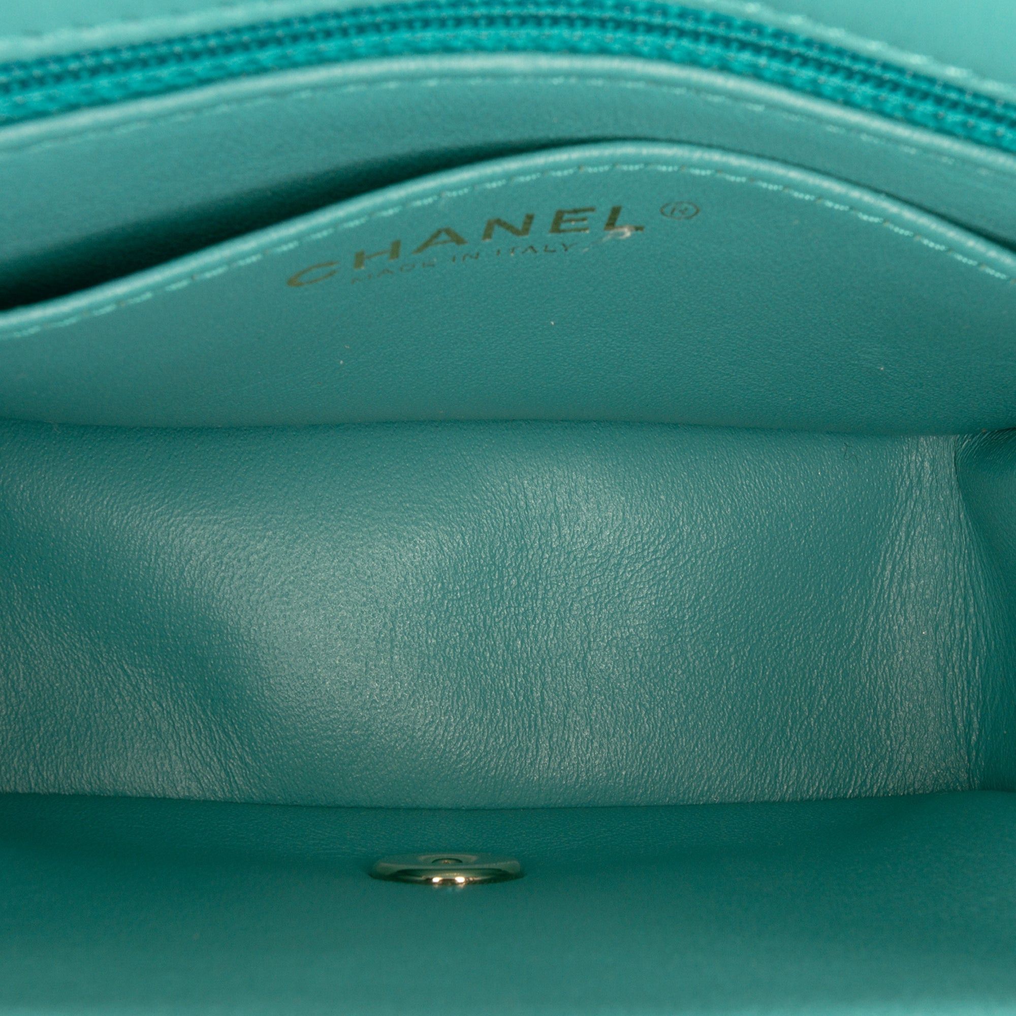 Chanel Mini Square Classic Lambskin Single Flap Size ONE SIZE - 4 Thumbnail
