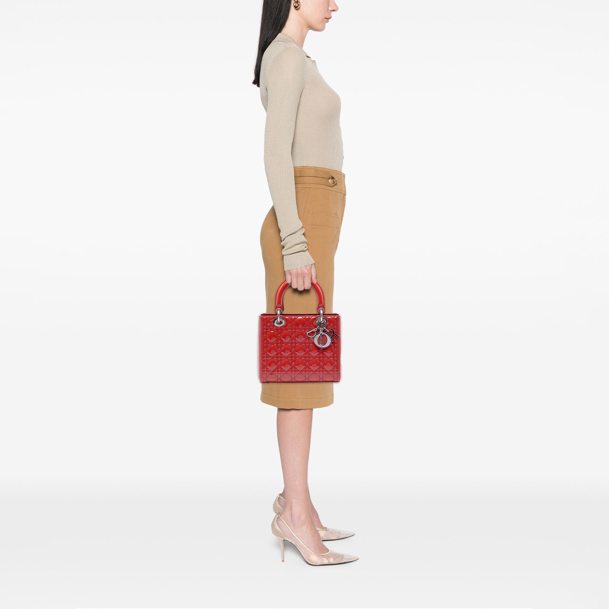 Dior Medium Patent Cannage Lady Dior Size ONE SIZE - 6 Thumbnail