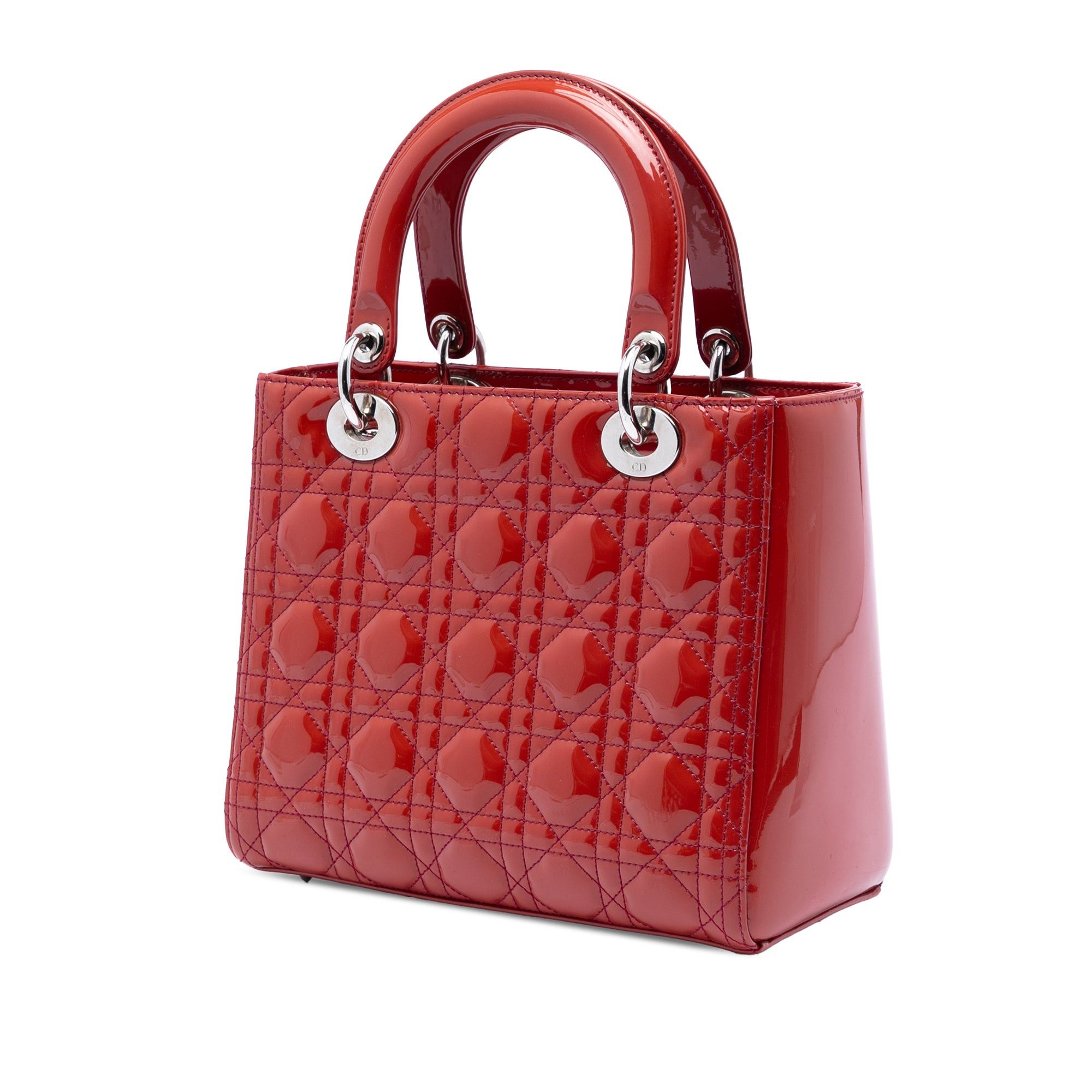 Dior Medium Patent Cannage Lady Dior Size ONE SIZE - 2 Thumbnail