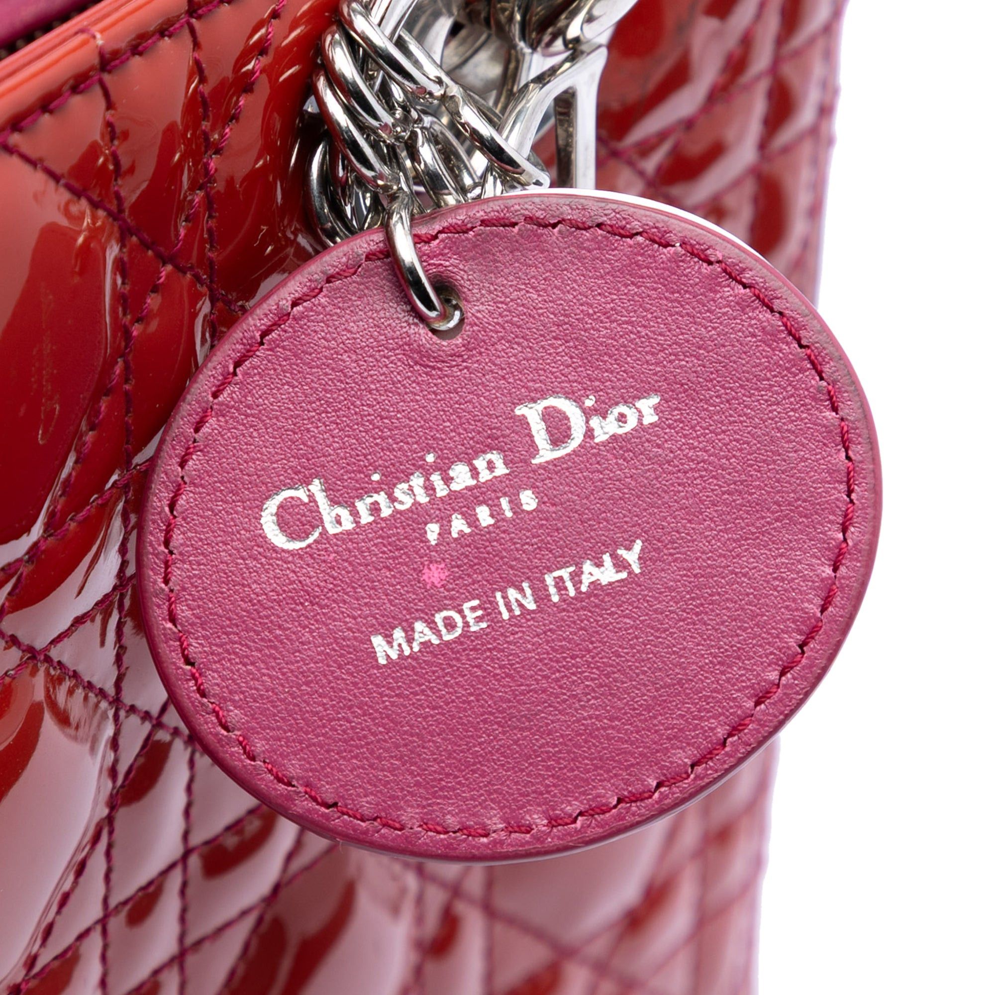 Dior Medium Patent Cannage Lady Dior Size ONE SIZE - 5 Thumbnail