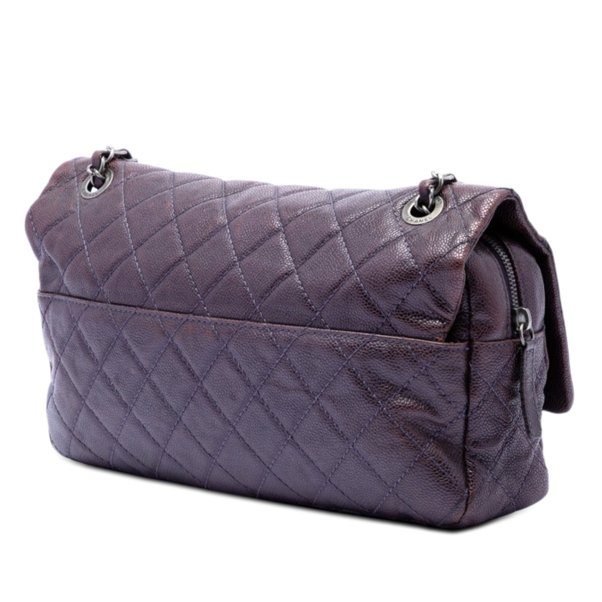 Chanel Jumbo Quilted Iridescent Caviar Easy Flap Size ONE SIZE - 2 Thumbnail