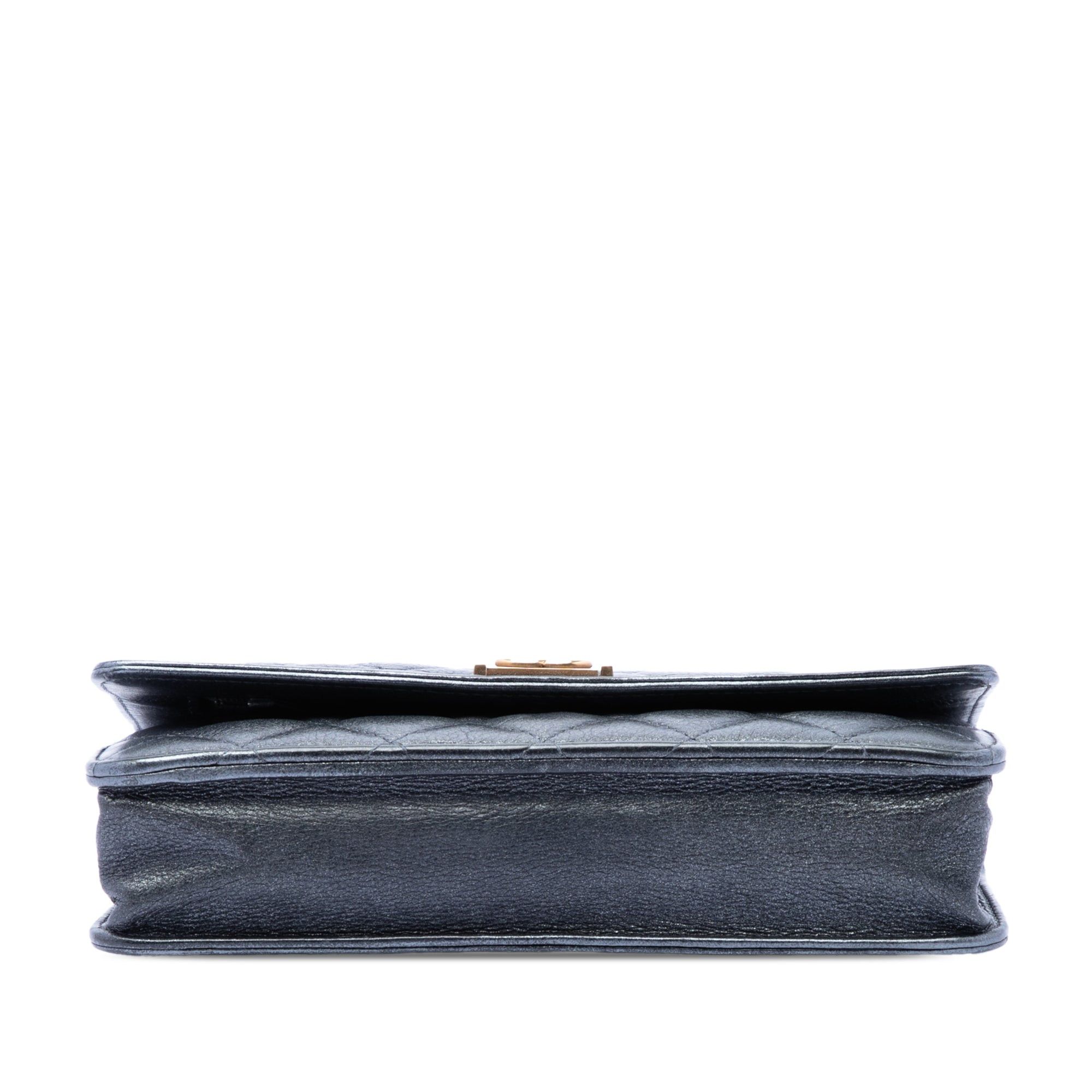 Chanel Quilted Metallic Calfskin Boy Wallet on Chain Size ONE SIZE - 3 Thumbnail