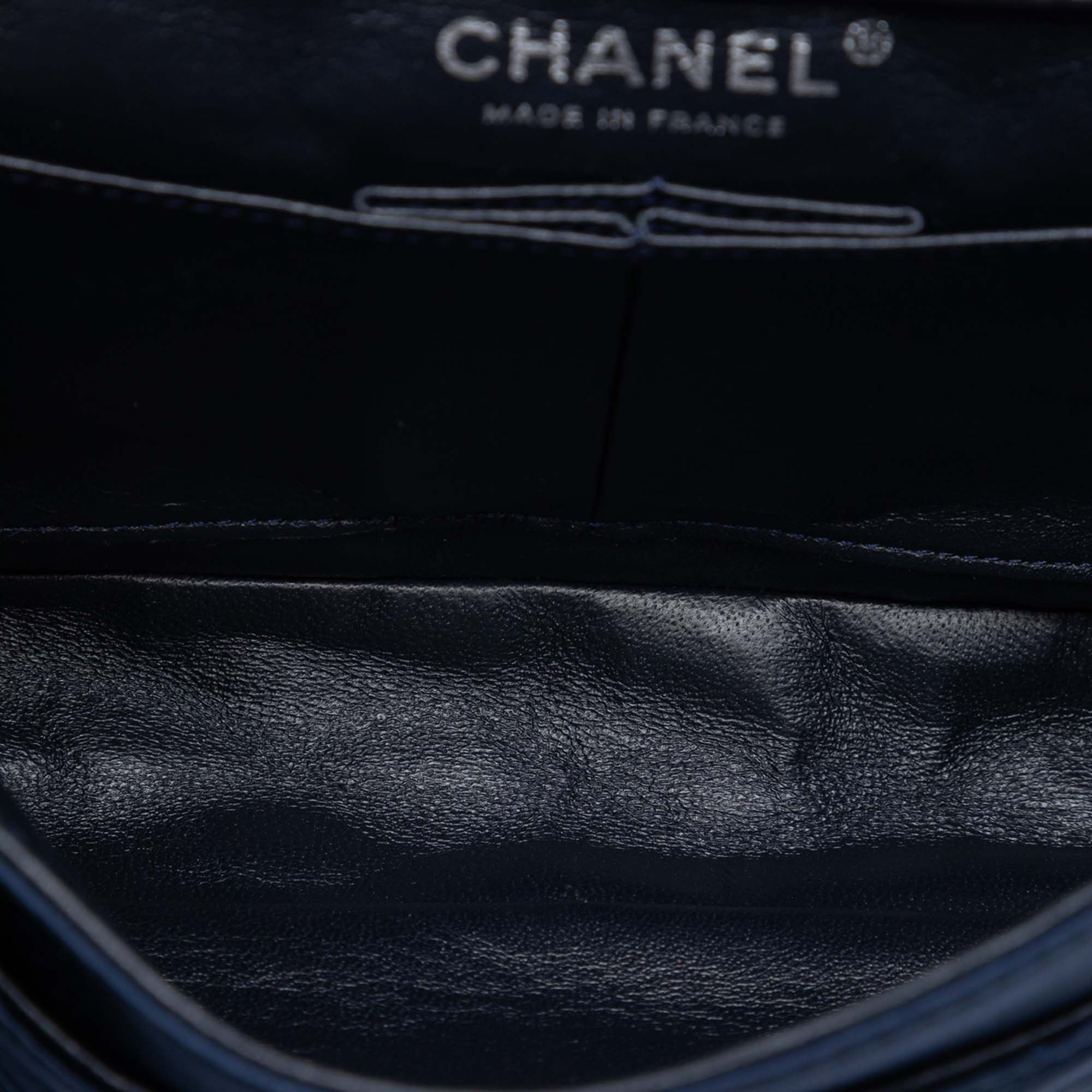 Chanel Medium Classic Satin Paillette Embellished Double Flap Size ONE SIZE - 4 Thumbnail